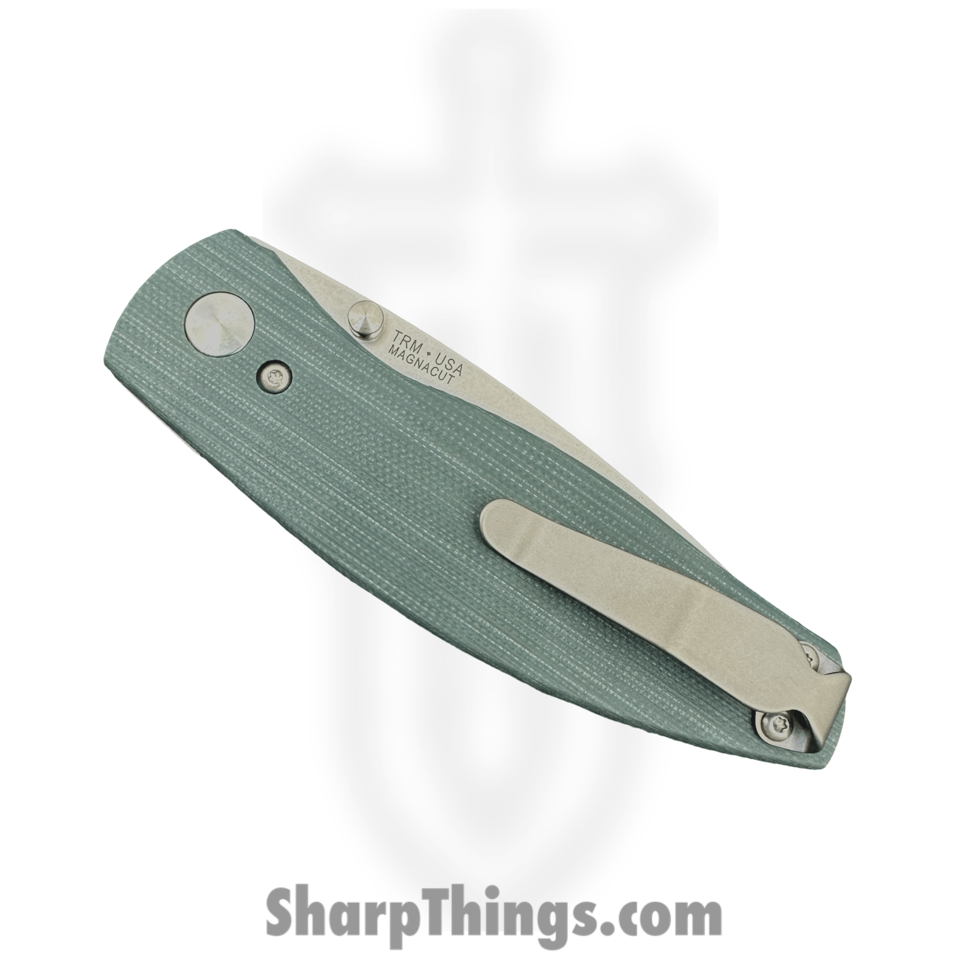 TRM - N2-G10-3D-FG - Neutron 2 Liner Lock - Folding Knife - CPM MagnaCut Stonewash Drop Point - 3D G10 - Forrest Green - Image 4