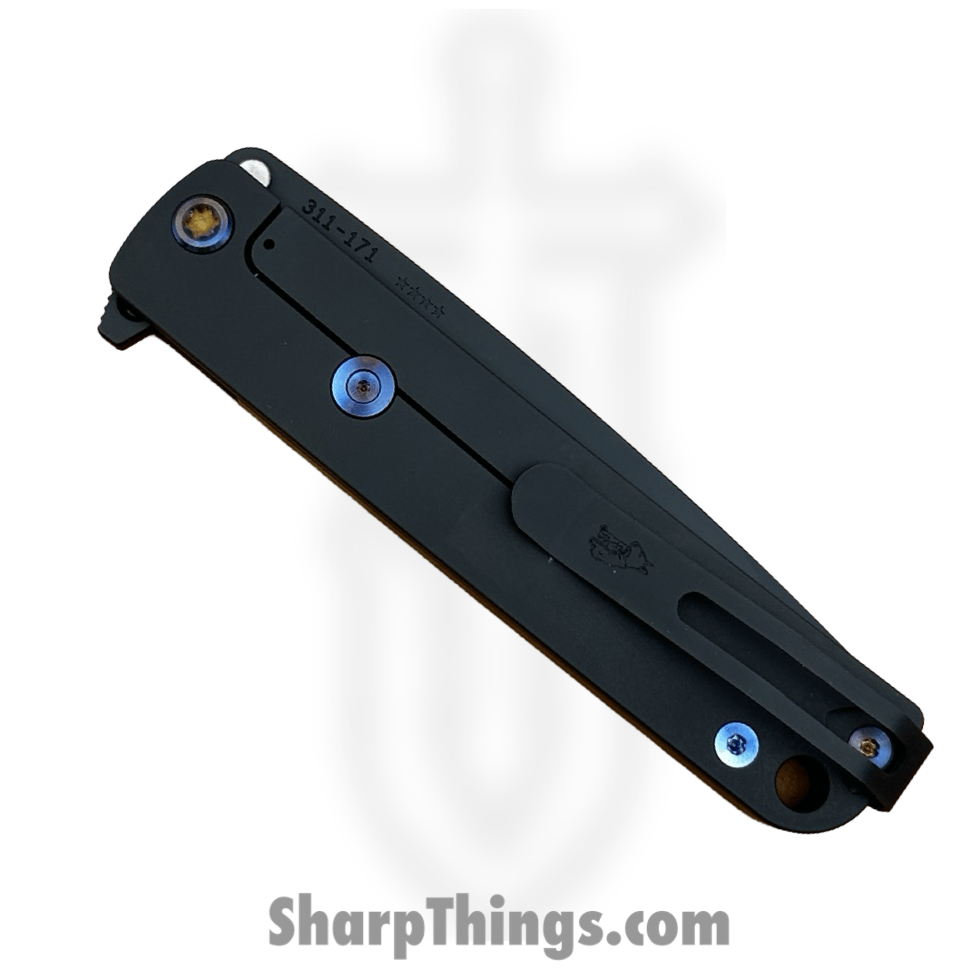 Medford Knife and Tool - 091924O - M-48 - Folding Knife - S45VN Coated Drop Point - Titanium - Red - Image 4