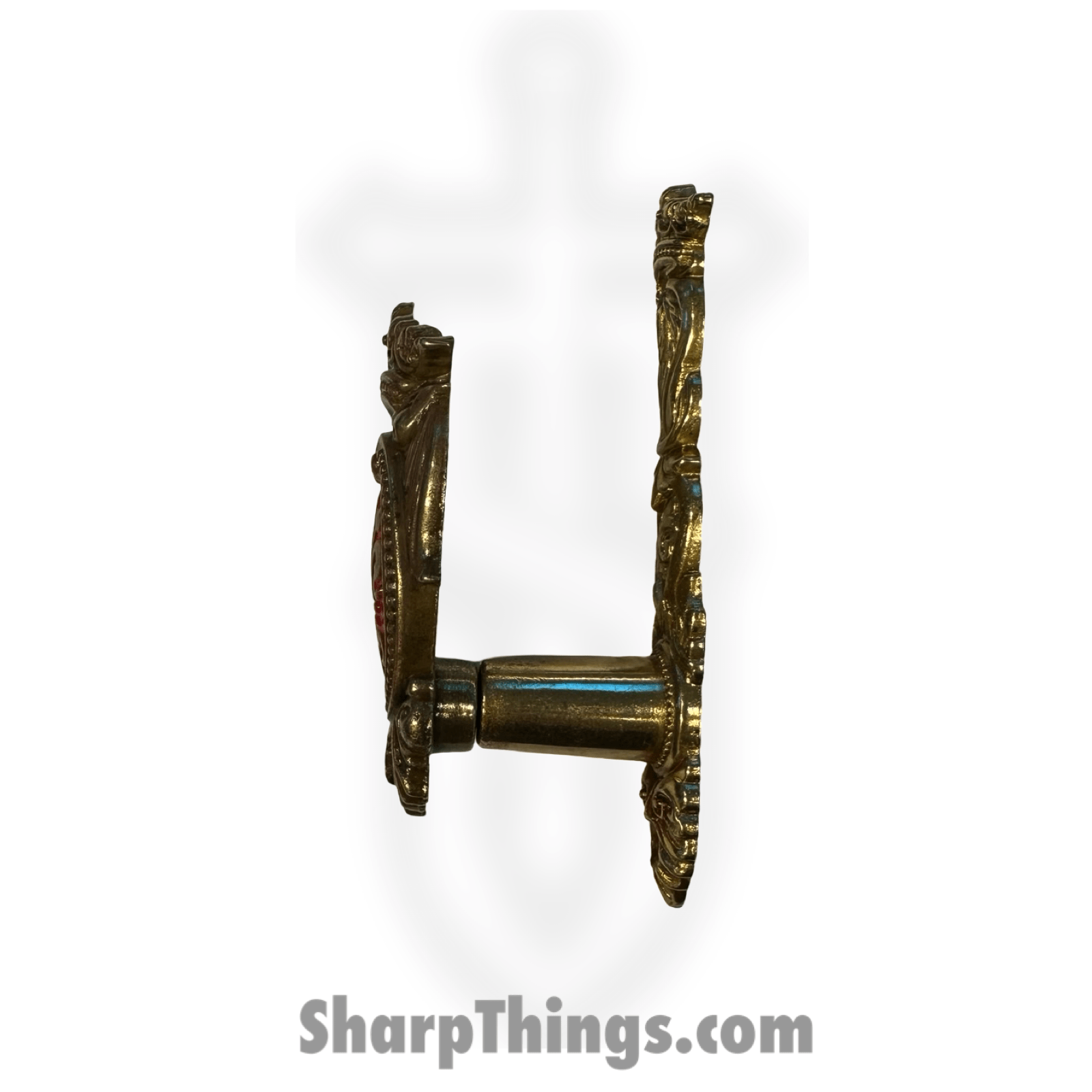 Denix - DX24L - Fleu de Lis Sword Gun Hanger 2 Piece Set - Metal - Bronze Red - Image 3