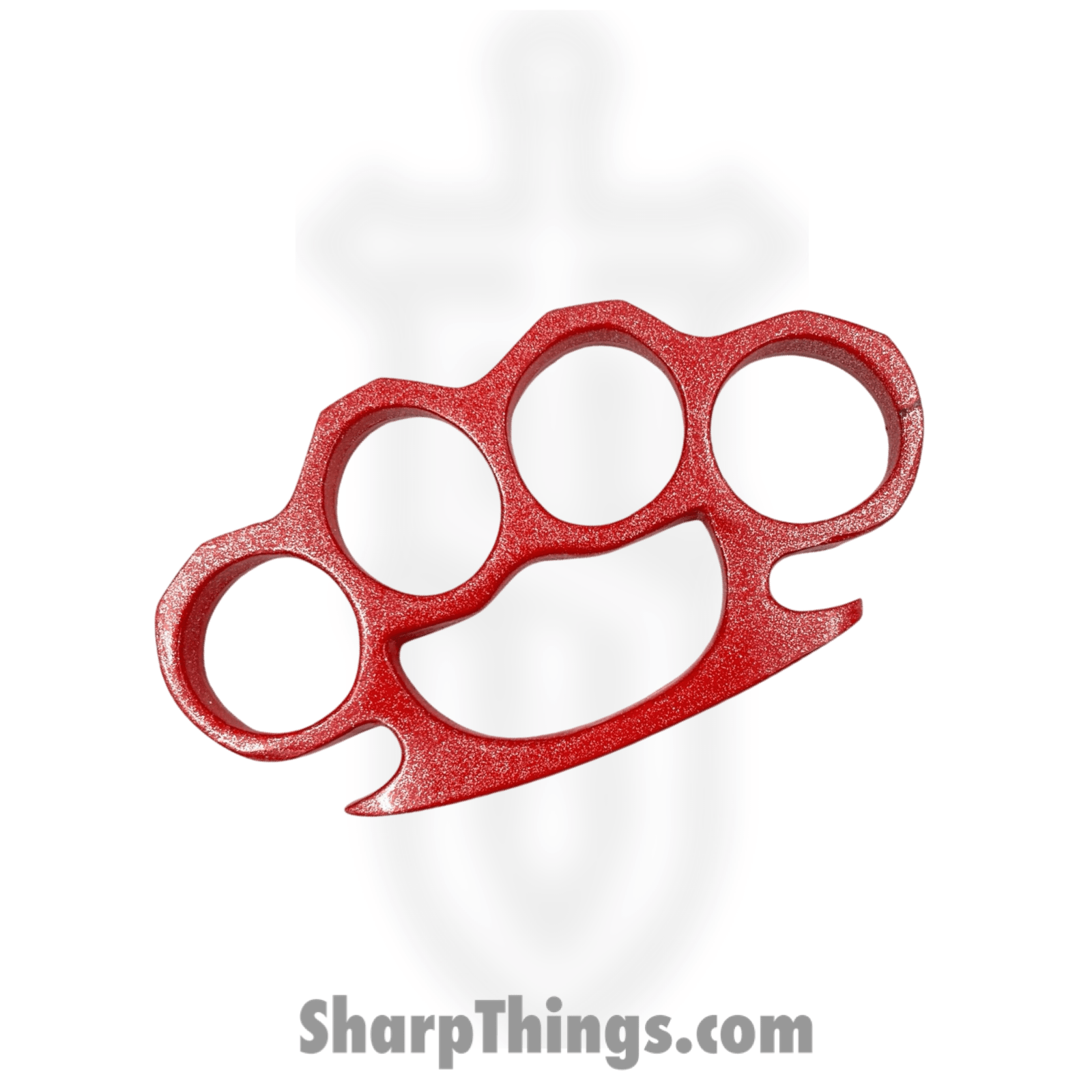 PTC - KN-01-MRD - Knuckle Duster - Solid Steel - Red