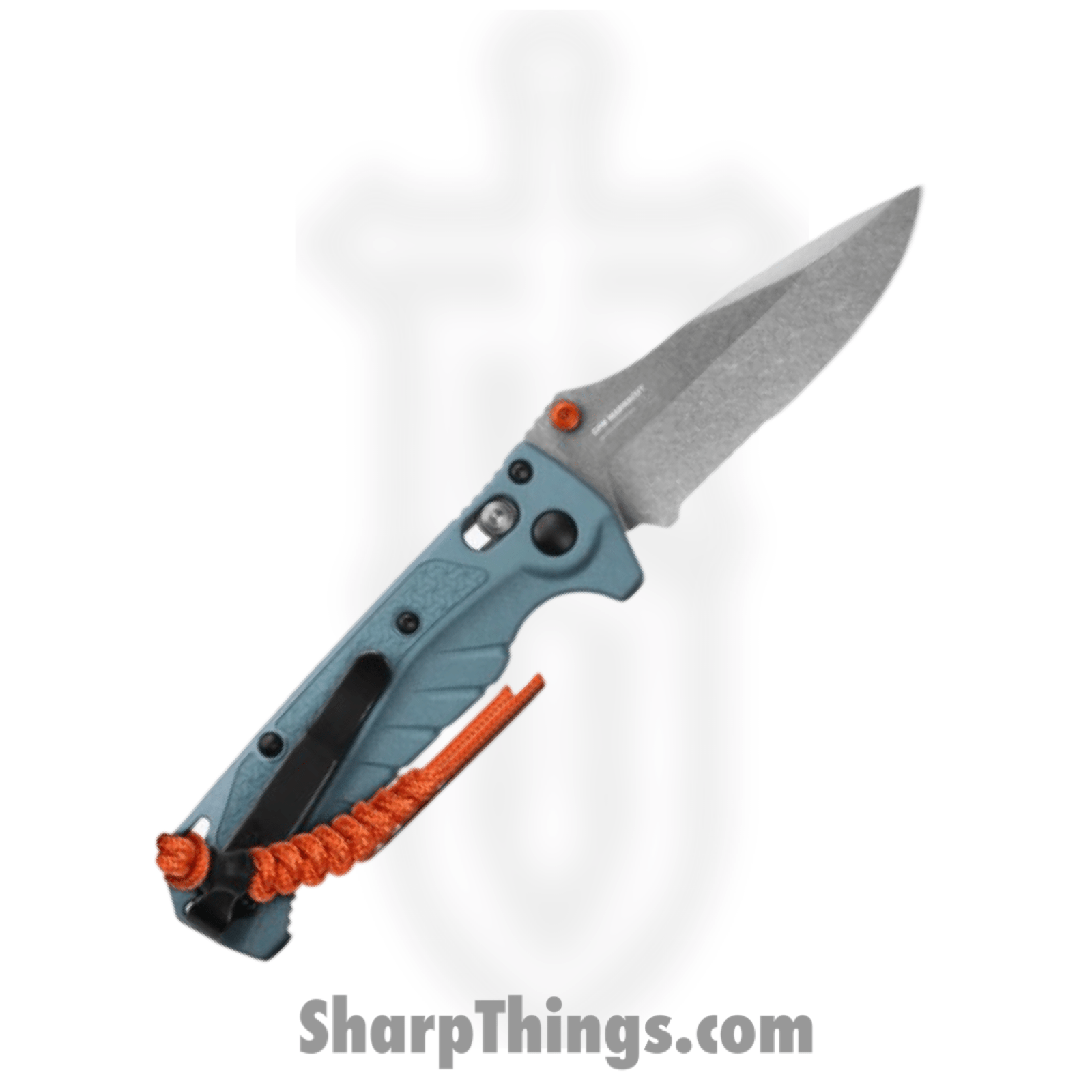 Benchmade - 18065S - Mini Adira - Folding Knife - CPM MagnaCut Stonewash Drop Point P/S - Grivory - Depth Blue - Image 2