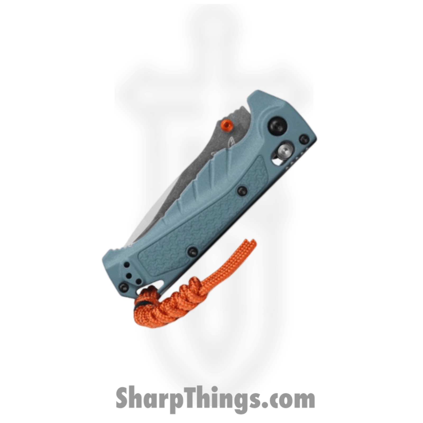 Benchmade - 18065S - Mini Adira - Folding Knife - CPM MagnaCut Stonewash Drop Point P/S - Grivory - Depth Blue - Image 3