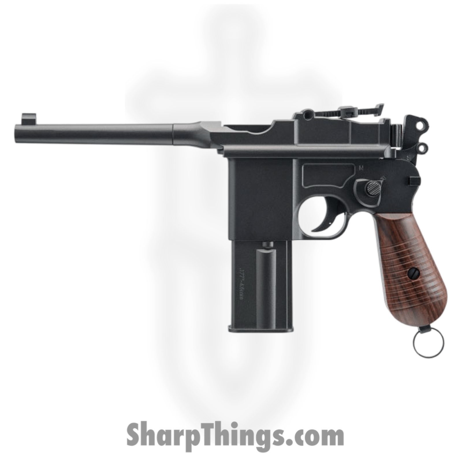 Umarex - 2251807 - Legends M712 Broomhandle - .177 Full Auto Co2 BB - Metal - Black