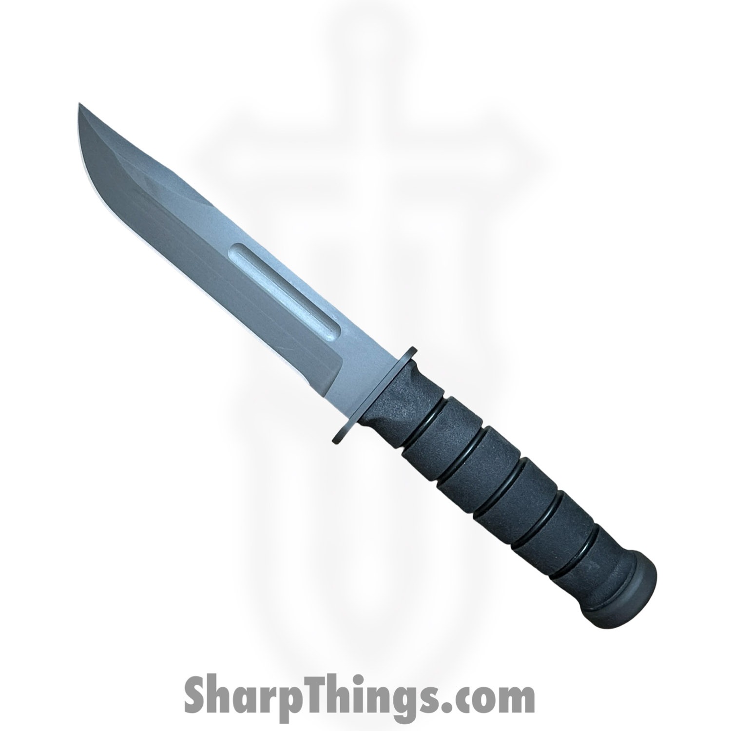 Spartan Blades - SB54BKBKKYBK - Spartan Ka-Bar Kydex - Fixed Blade Knife - CPM MagnaCut Coated Clip Point - Kraton G - Black