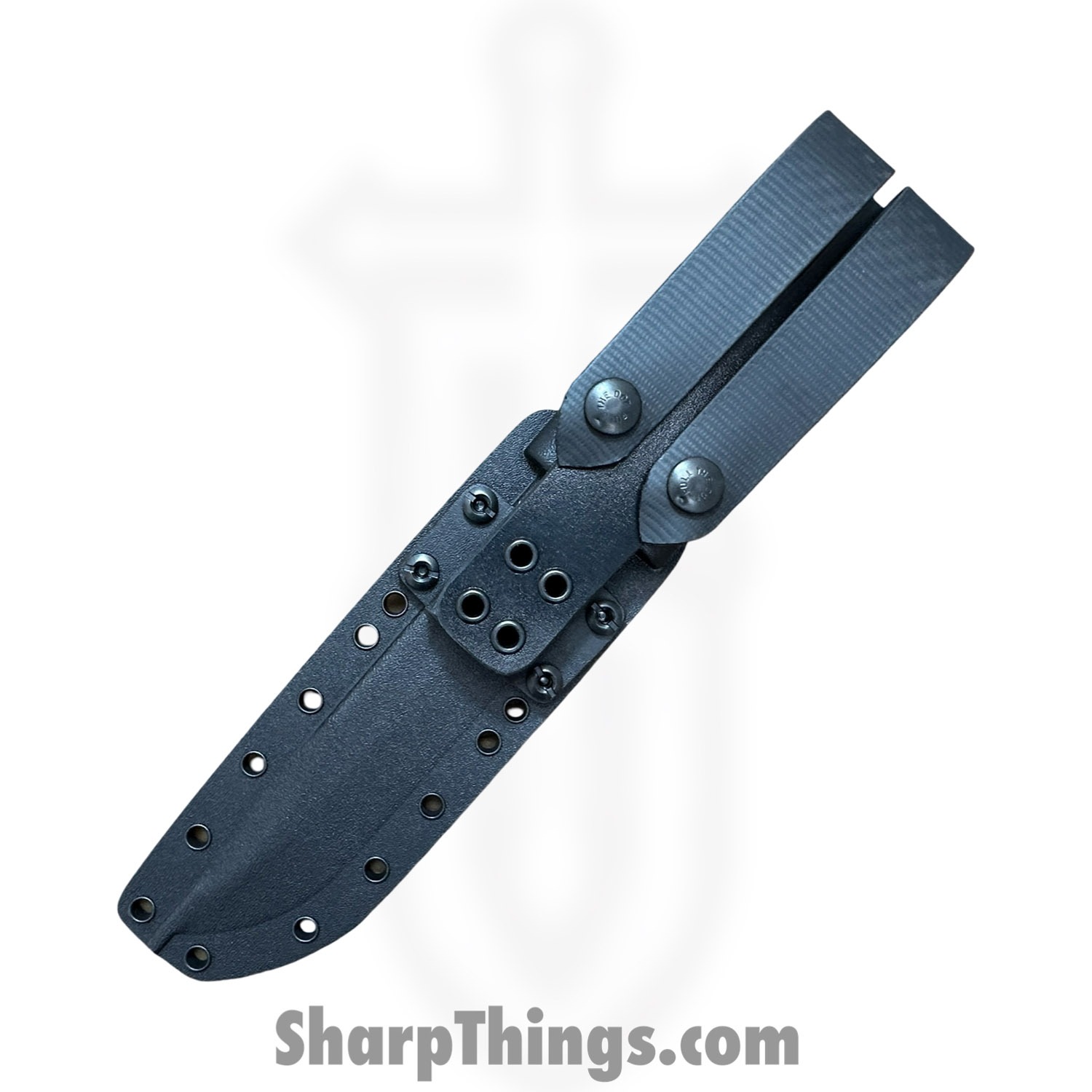 Spartan Blades - SB54BKBKKYBK - Spartan Ka-Bar Kydex - Fixed Blade Knife - CPM MagnaCut Coated Clip Point - Kraton G - Black - Image 4