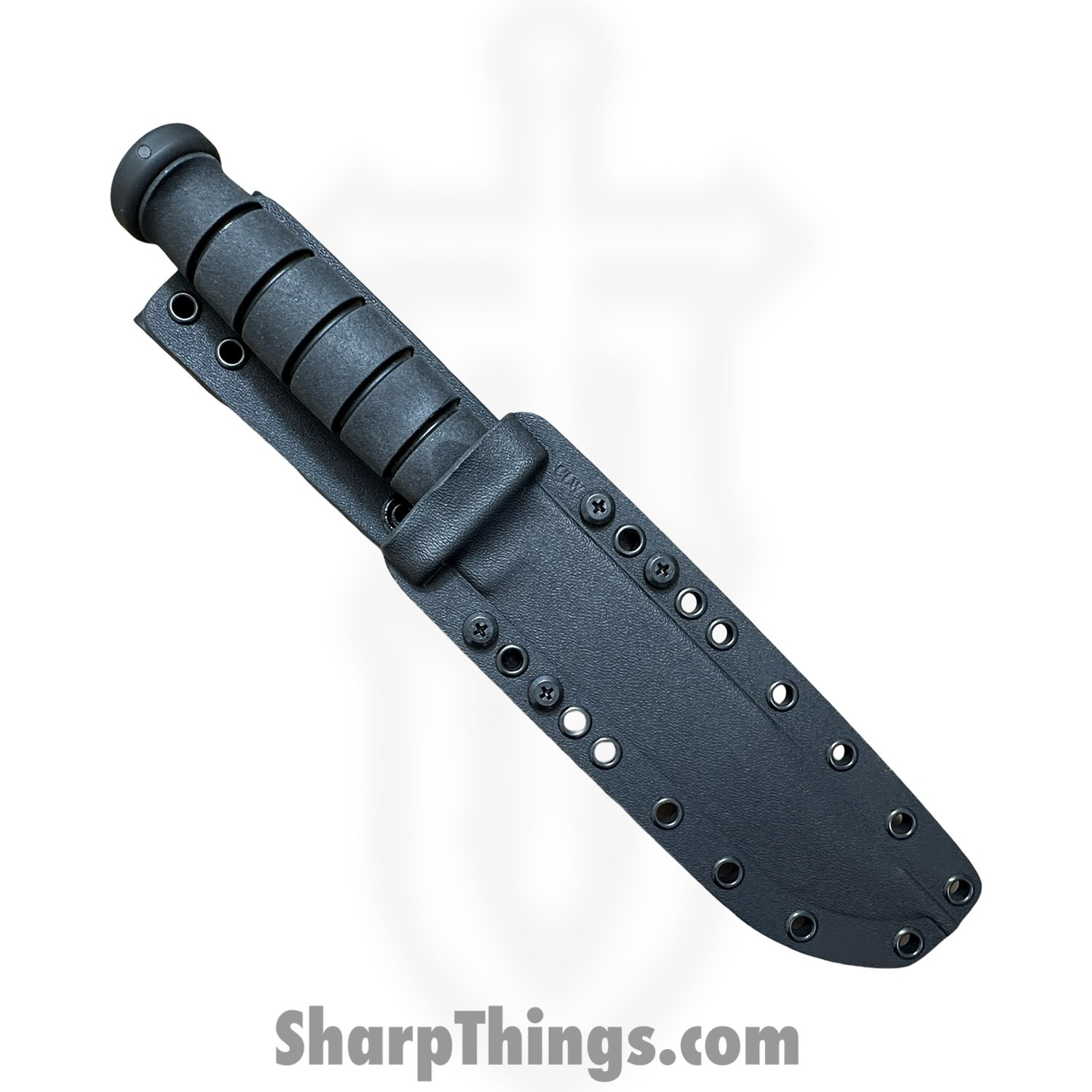 Spartan Blades - SB54BKBKKYBK - Spartan Ka-Bar Kydex - Fixed Blade Knife - CPM MagnaCut Coated Clip Point - Kraton G - Black - Image 3