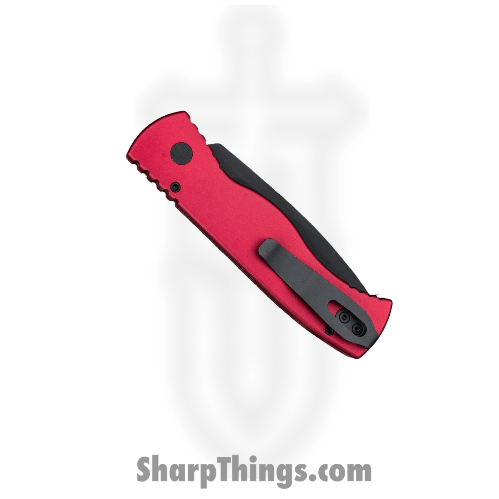 ProTech - T203-Red - Tactical Response 2 - Automatic Knife - CPM MagnaCut Coated Drop Point - Aluminum - Red - Image 4