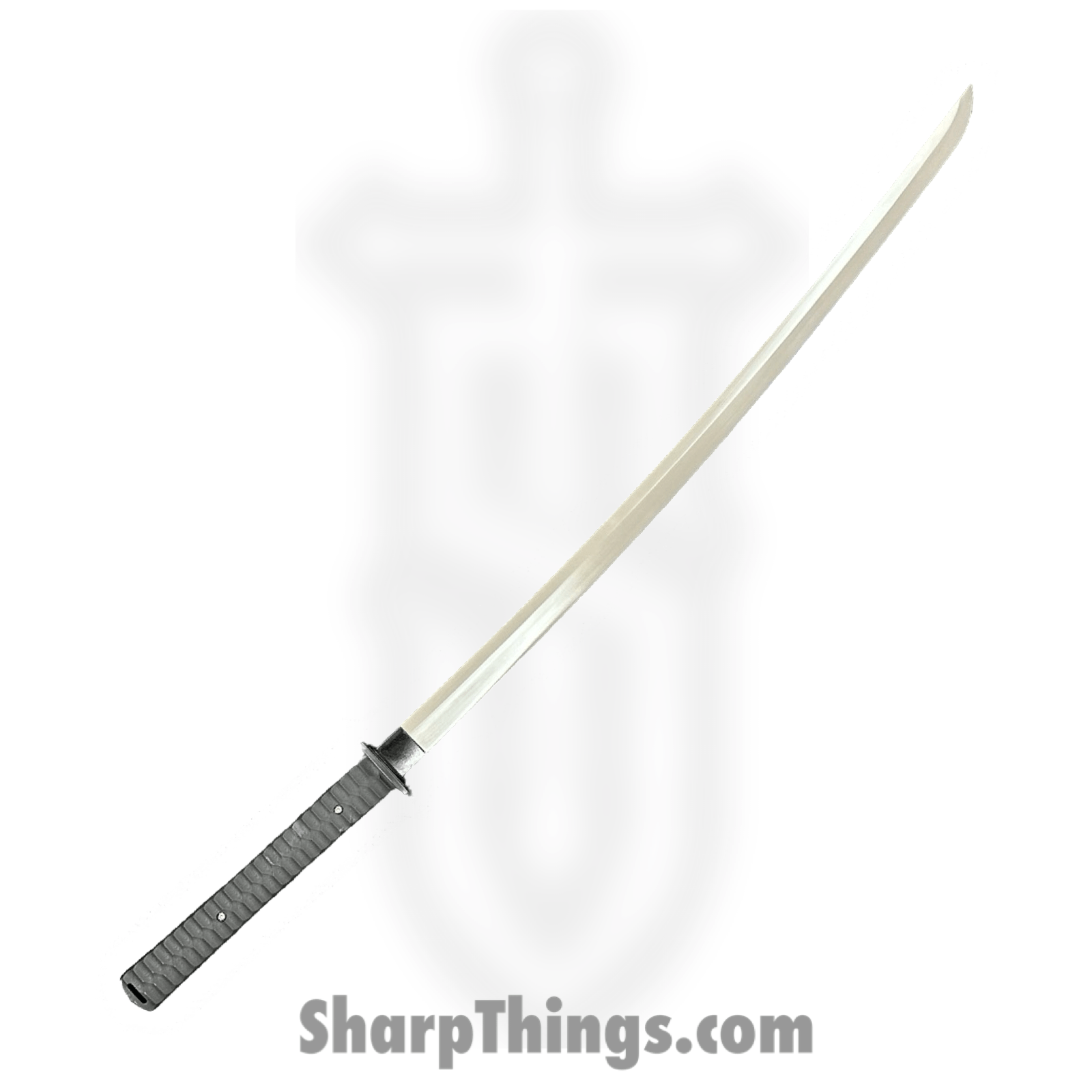 SBC - TACKAT0125 - Star Commander Tactical - Fixed Blade Knife - 1095 HC Satin Katana - Kydex - Black - Image 2