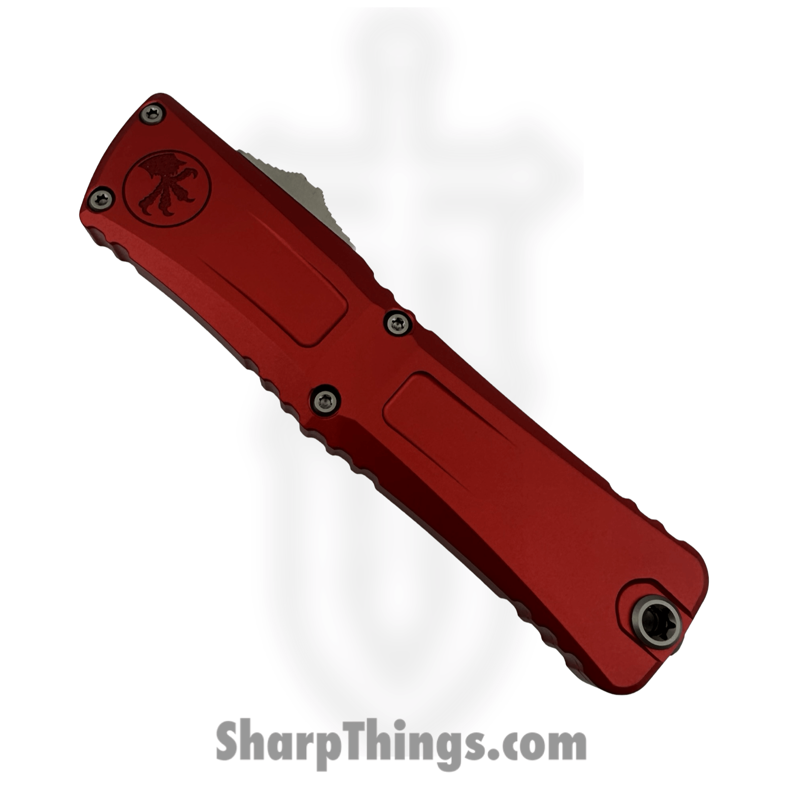 Microtech - 1217-10RDS - Combat Troodon Interceptor Gen III Sig Series - OTF Auto - M390MK Stonewash Standard - 6061-T6 - Red - Image 4