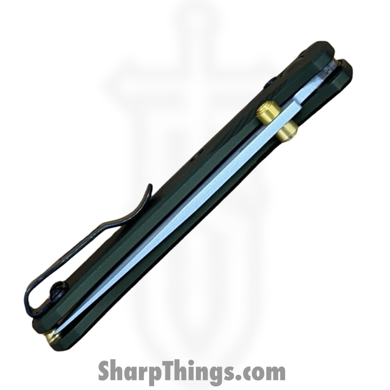 Benchmade - 533SL-10 - Seasonal Mini Bugout - Folding Knife - CPM S90V Coated Drop Point - Aluminum - Woodland Green - Image 3