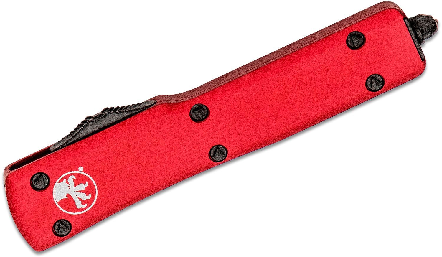 Microtech - 149-1RD - UTX-70 - OTF Auto - Elmax, M390, 204P Coated Tanto - 6061-T6 Aluminum - Red - Image 12