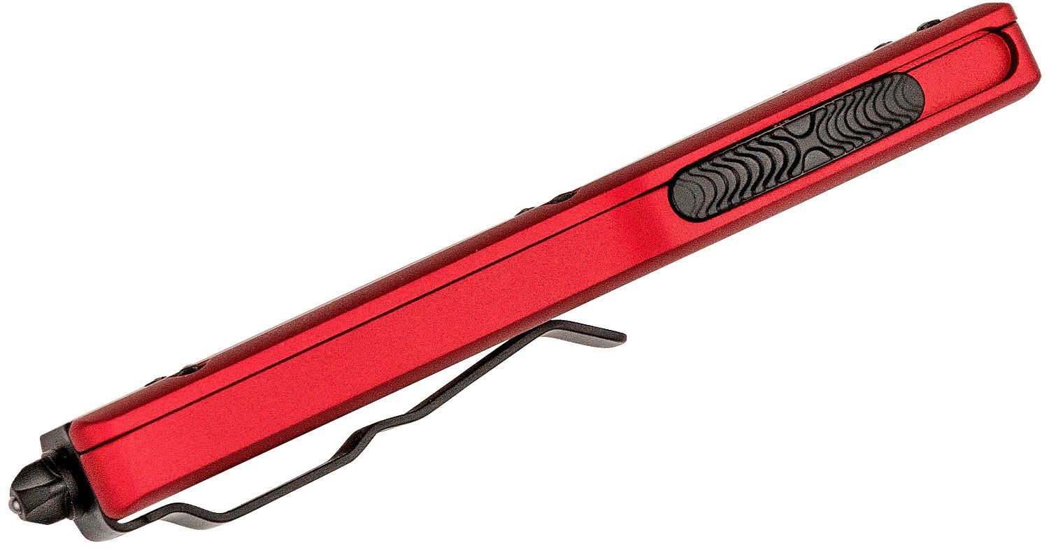 Microtech - 149-1RD - UTX-70 - OTF Auto - Elmax, M390, 204P Coated Tanto - 6061-T6 Aluminum - Red - Image 14