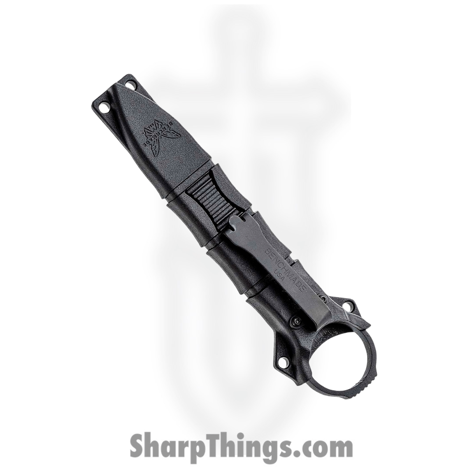Benchmade - 177BK - Mini SOCP - Fixed Blade Knife - 440 SS Coated Dagger - Skeletonized - Black - Image 12