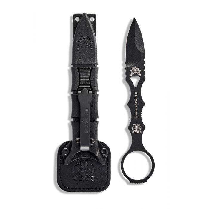 Benchmade - 177BK - Mini SOCP - Fixed Blade Knife - 440 SS Coated Dagger - Skeletonized - Black - Image 18