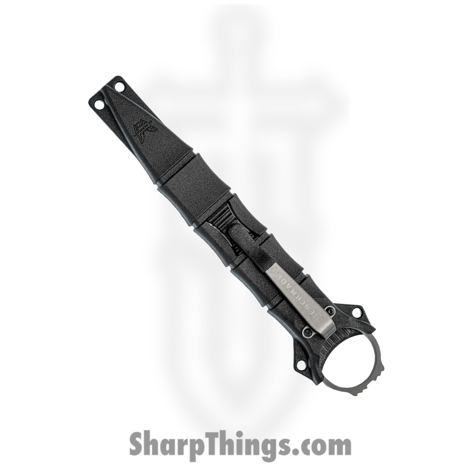 Benchmade - 179GRY - SOCP Rescue Tool - Fixed Blade Knife - 440C SS Coated Rescue Hook - Skeletonized - Black - Image 12