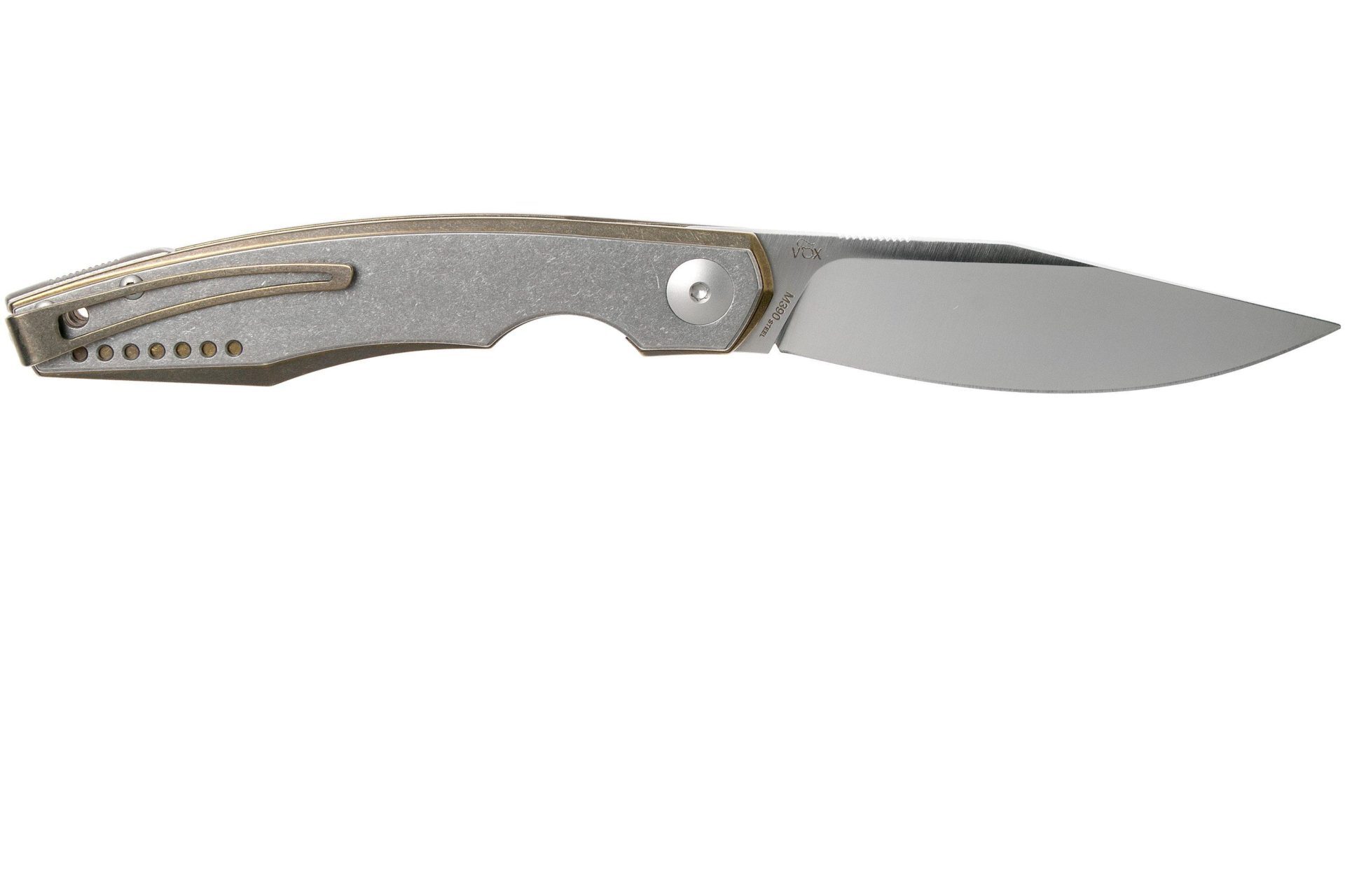 Viper - V597BRTI - Belone - Folding Knife - M390 Satin Clip Point - Titanium - Bronze - Image 17