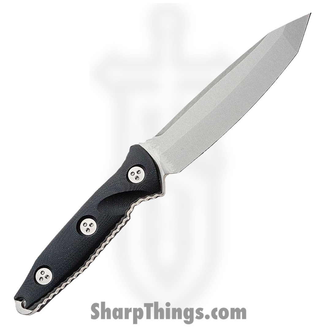 Microtech - 114-10 - Socom Alpha - Fixed Blade Knife - Elmax, M390, 204P Stonewash Tanto - G10 - Black - Image 10