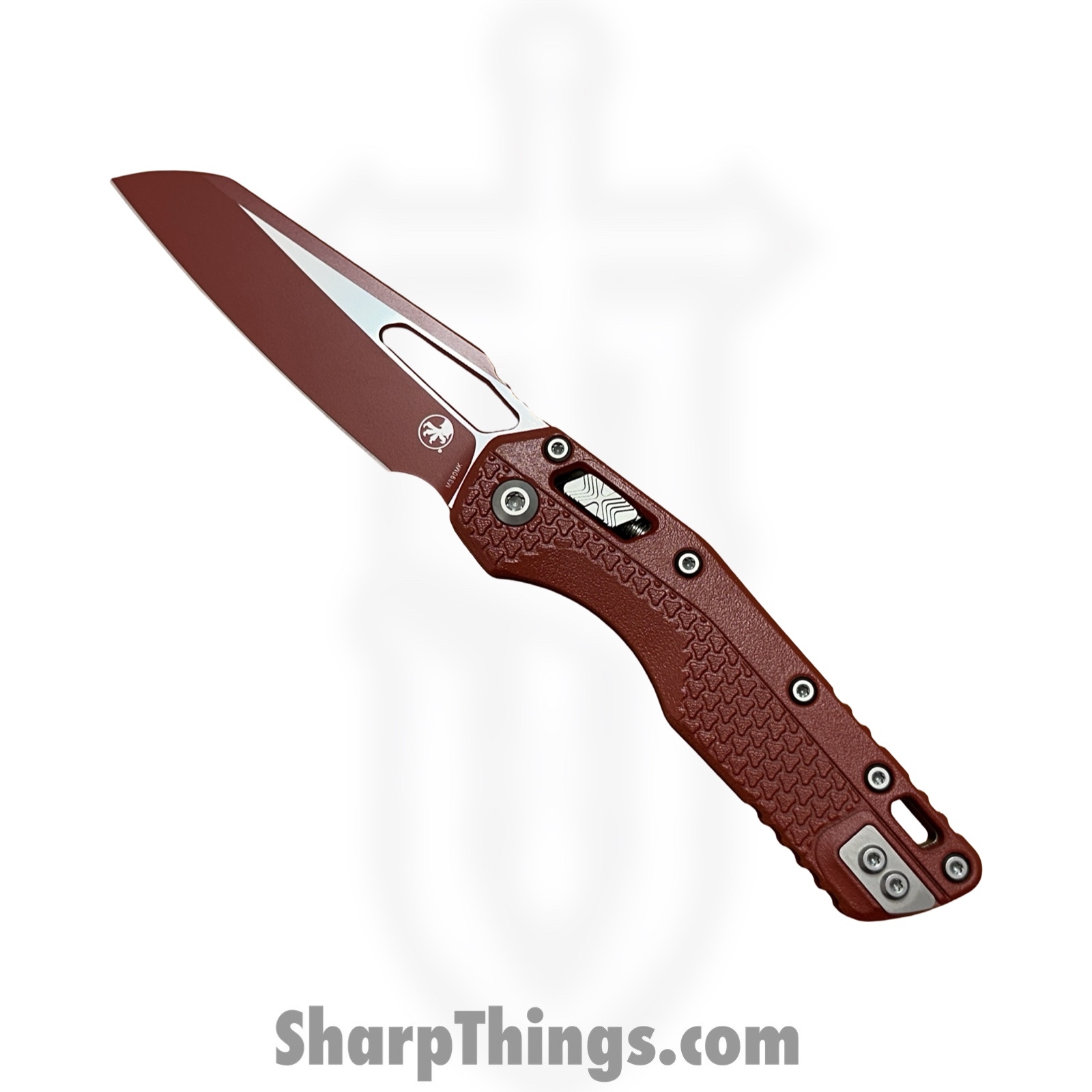 Microtech - 210T-1PMCCM - MSI Ram-Lok - Folding Knife - M390MK Cerakote Modified Sheepsfoot - Injection Molded Polymer - Crimson