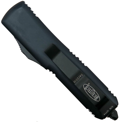 Microtech - 233-2T - UTX-85 Tactical P/S - OTF Auto - Black Tanto - 6061-T6 Aluminum - Black - Image 14