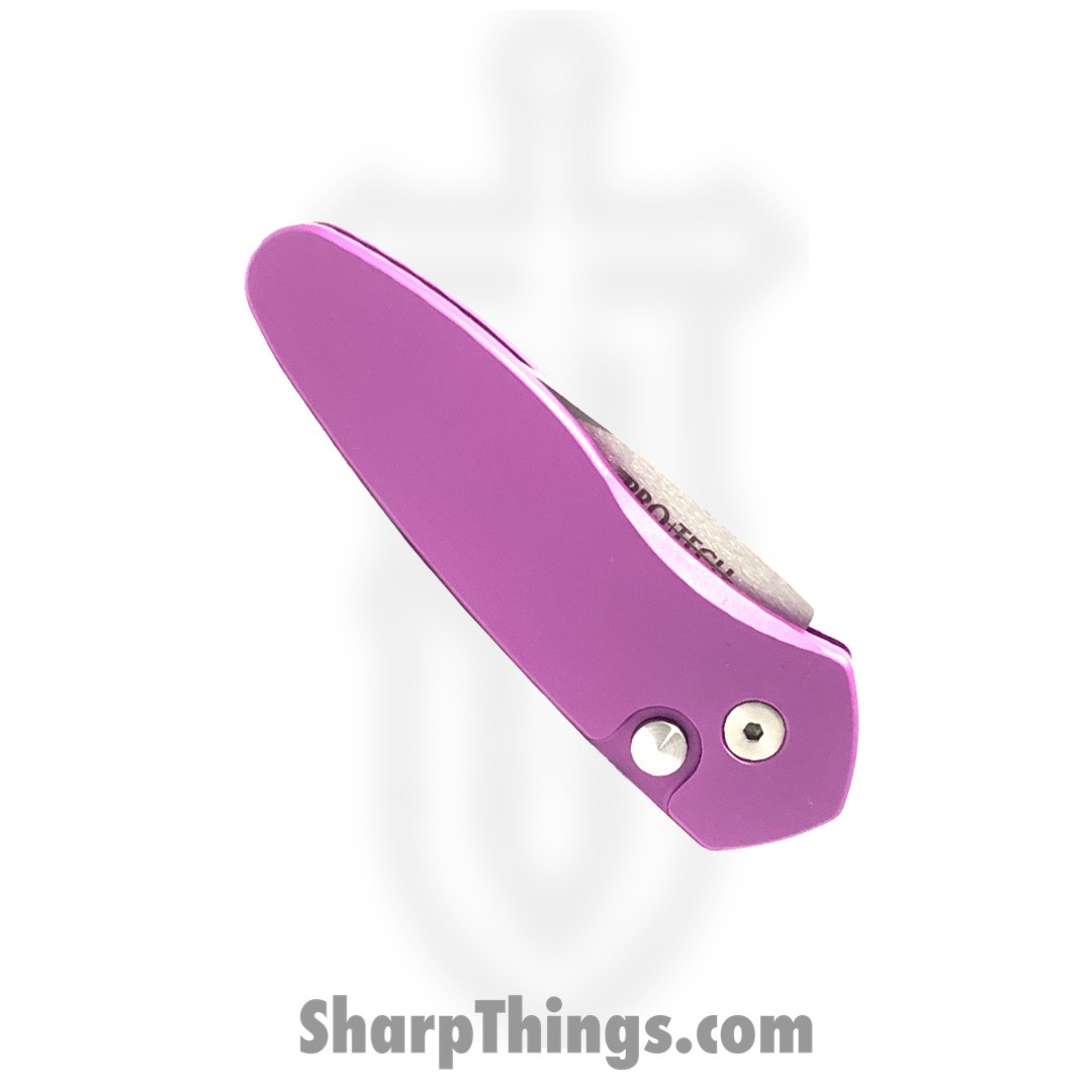 ProTech - 2905-PURPLE - Sprint - Automatic Knife - S35VN Stonewash Drop Point - Aluminum - Purple - Image 7