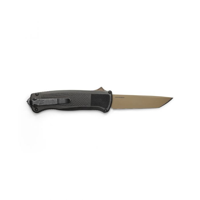Benchmade - 5370FE - Shootout - OTF Auto - CPM CruWear Coated Tanto - CF-Elite - Black - Image 13
