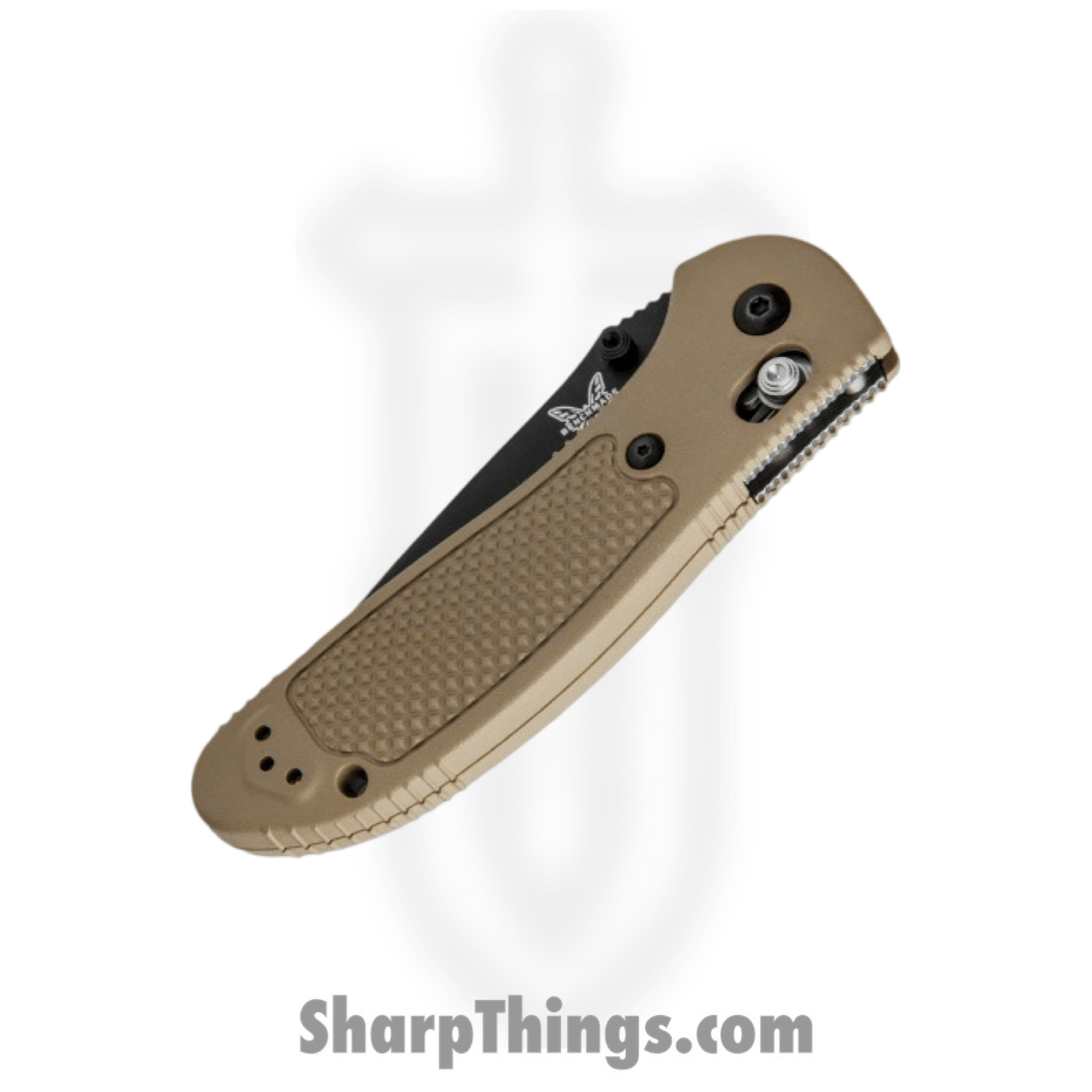 Benchmade - 551BKSN-S30V - Griptilian - Folding Knife - S30V Coated Drop Point - Polymer - Tan - Image 9