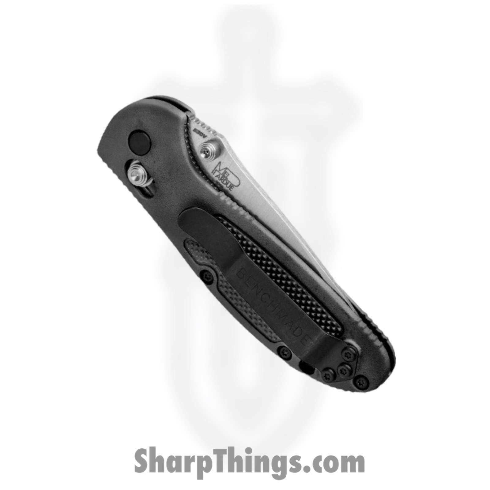 Benchmade - 556S-S30V - Mini Griptilian - Folding Knife - S30V Satin Drop Point P/S - Polymer - Black - Image 9