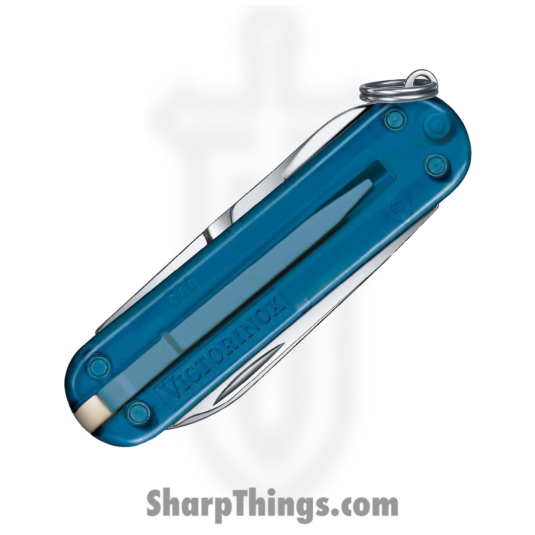 Victorinox - VN06223T61G - Classic SD Sky High - Folding Knife - Stainless Polished Multi Tool - ABS/Celidor - Blue - Image 6
