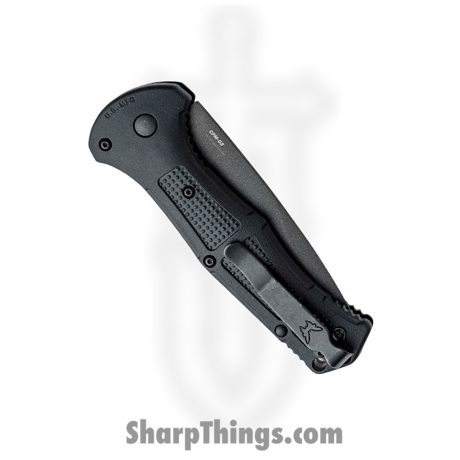 Benchmade - 9070BK - Claymore - Automatic Knife - D2 Coated Drop Point - Grivory - Black - Image 11