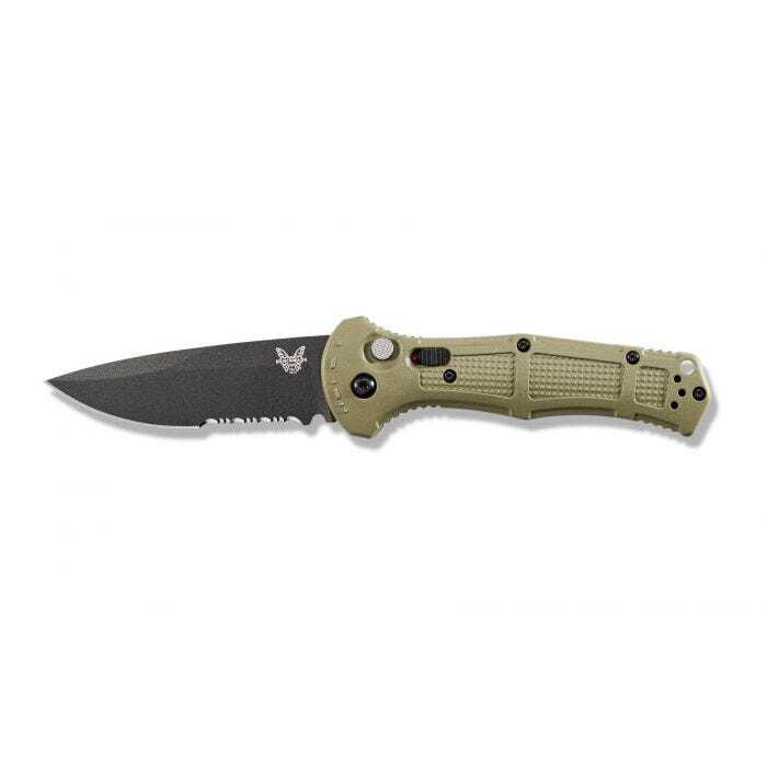 Benchmade - 9070SBK-1 - Claymore - Automatic Knife - D2 Coated Drop Point P/S - Grivory - Green - Image 19