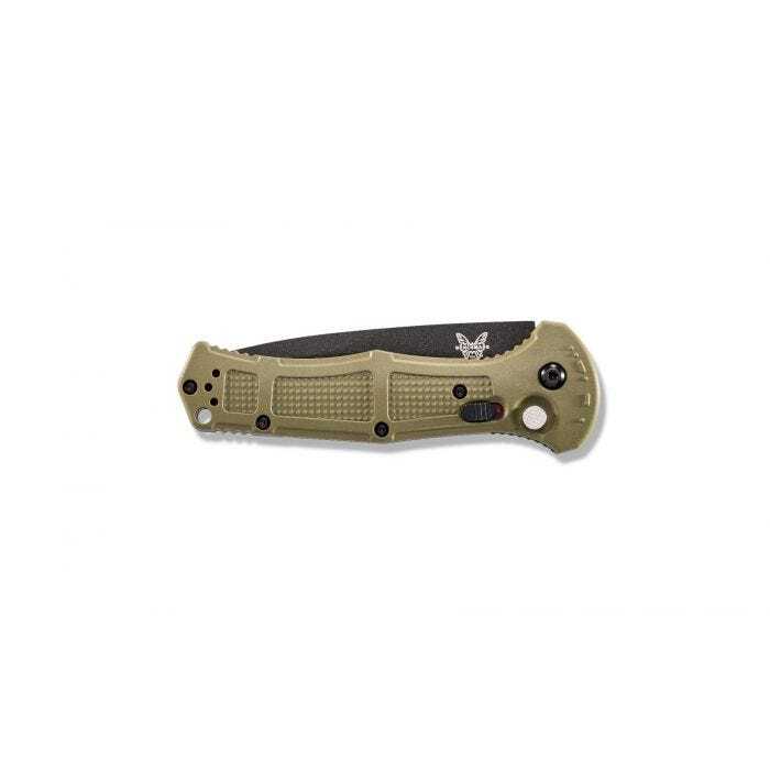 Benchmade - 9070SBK-1 - Claymore - Automatic Knife - D2 Coated Drop Point P/S - Grivory - Green - Image 17