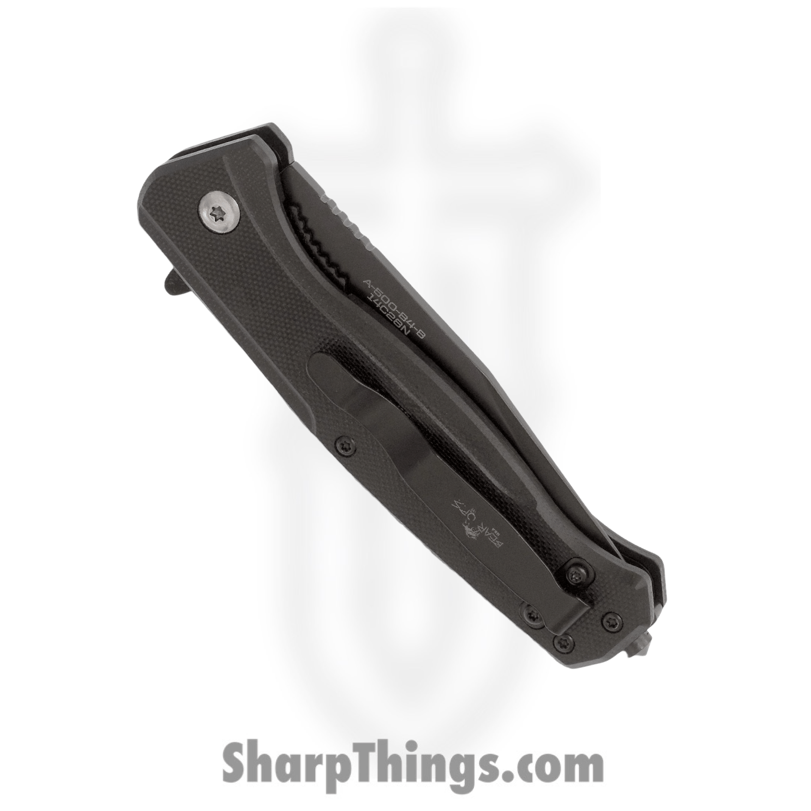 Bear Ops - BCA500B4B - Bear Swipe IV - Folding Knife - 14C28N Coated Tanto - G10 - Black - Image 7