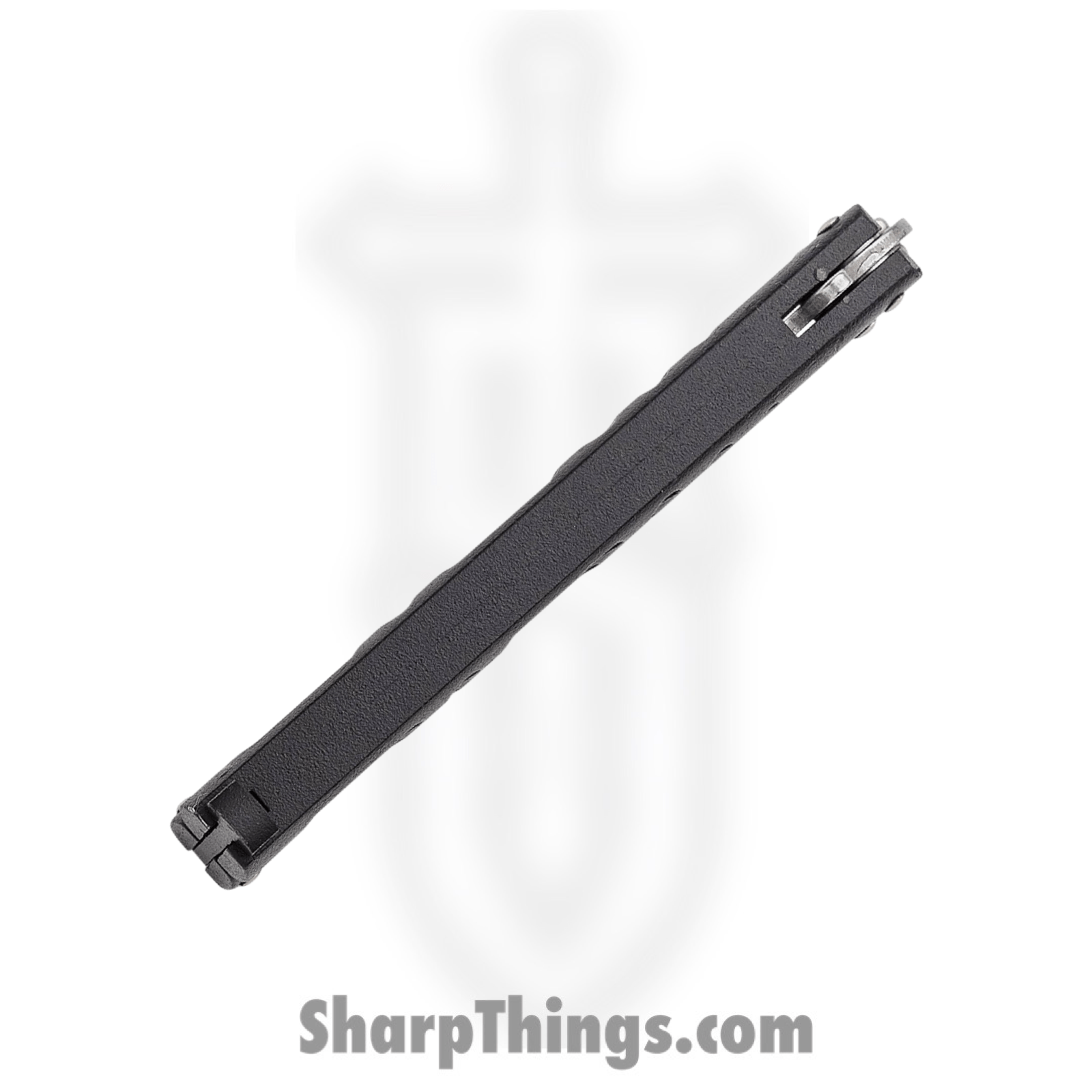 BenchMark - BM006 - Trainer Butterfly - Balisong - Stainless Satin Clip Point - Die Cast Metal - Black - Image 13