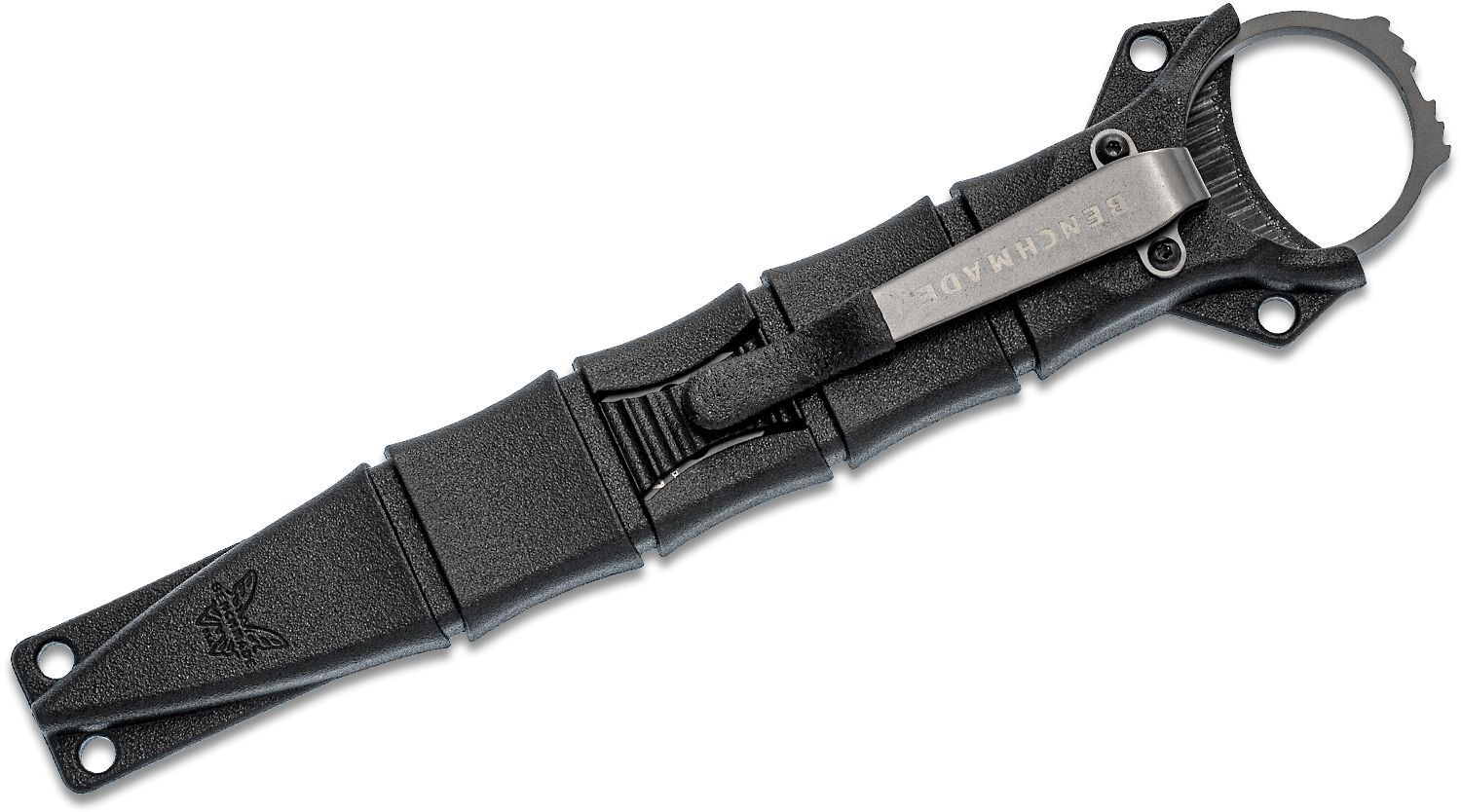 Benchmade - 179GRY - SOCP Rescue Tool - Fixed Blade Knife - 440C SS Coated Rescue Hook - Skeletonized - Black - Image 14