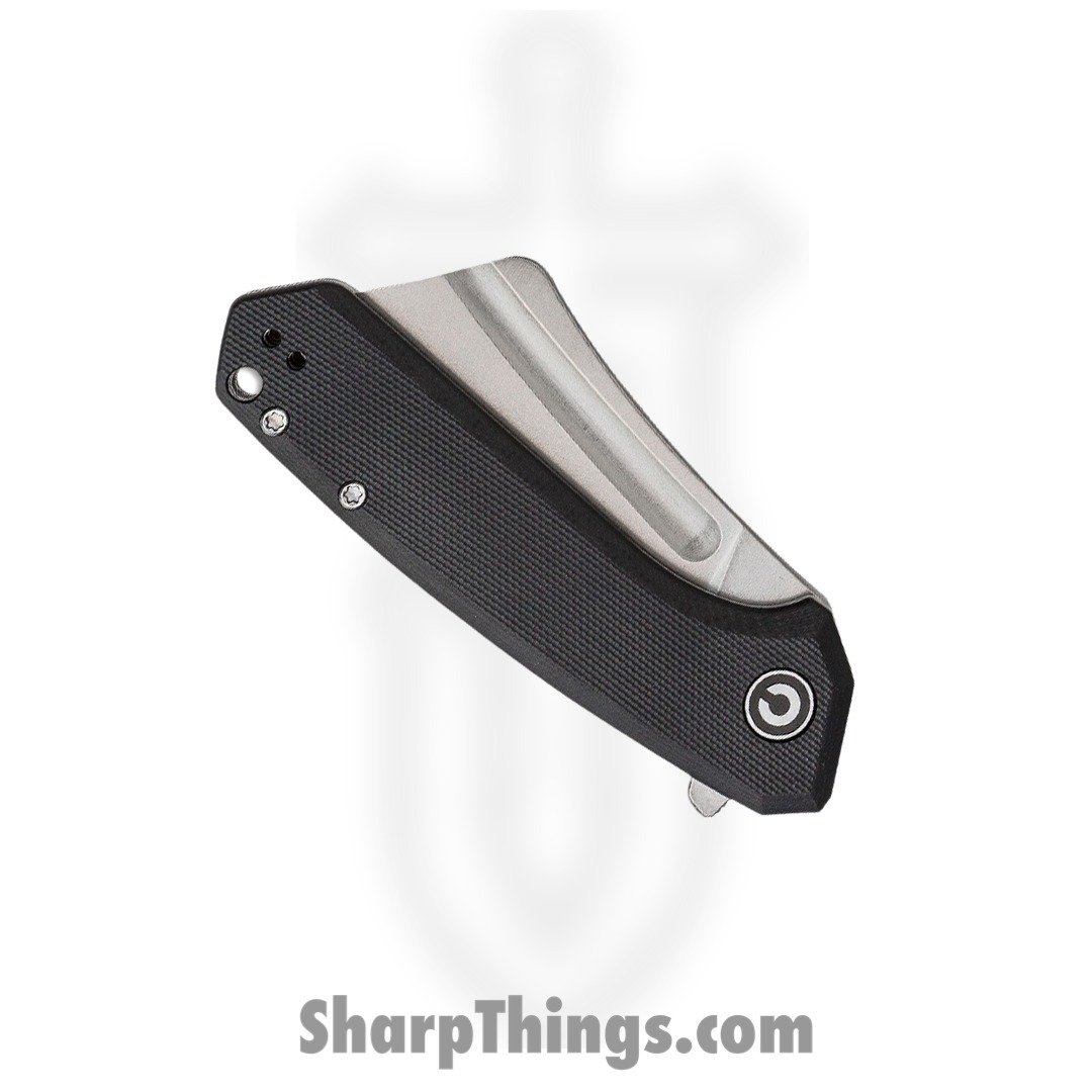 Civivi - CIVC2004C - Mini Bullmastiff Cleaver Flipper Knife - 9Cr18MoV G10 - Black - Image 11