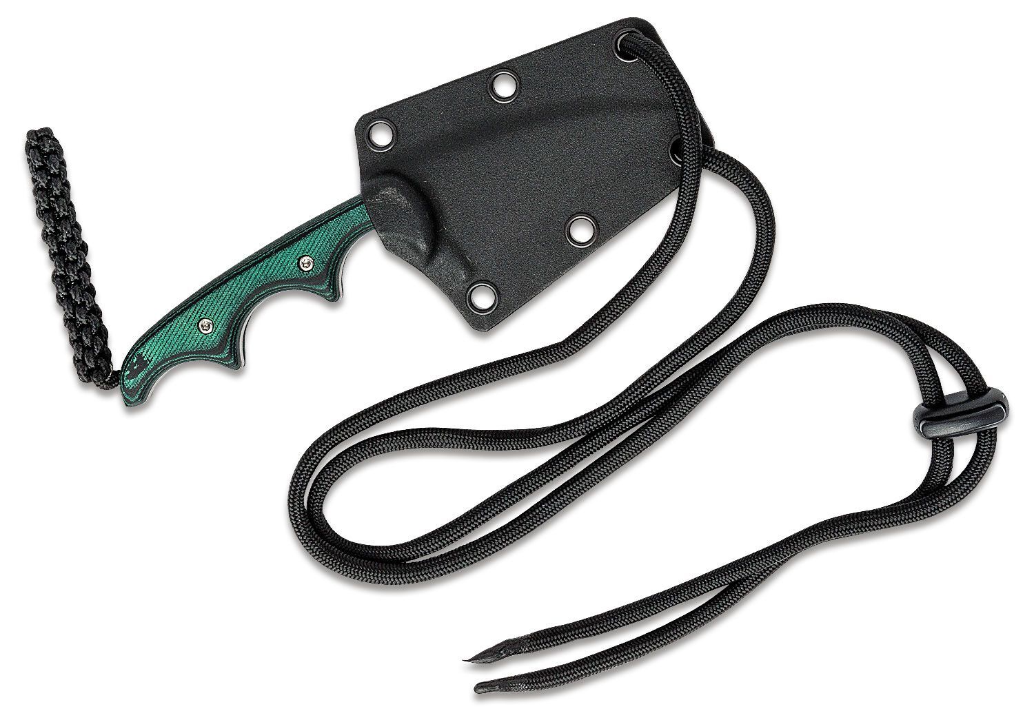 CRKT - 2385 - Folts Minimalist - Fixed Blade Knife - 5Cr15MoV Bead Blast Wharncliffe - Micarta - Green - Image 18