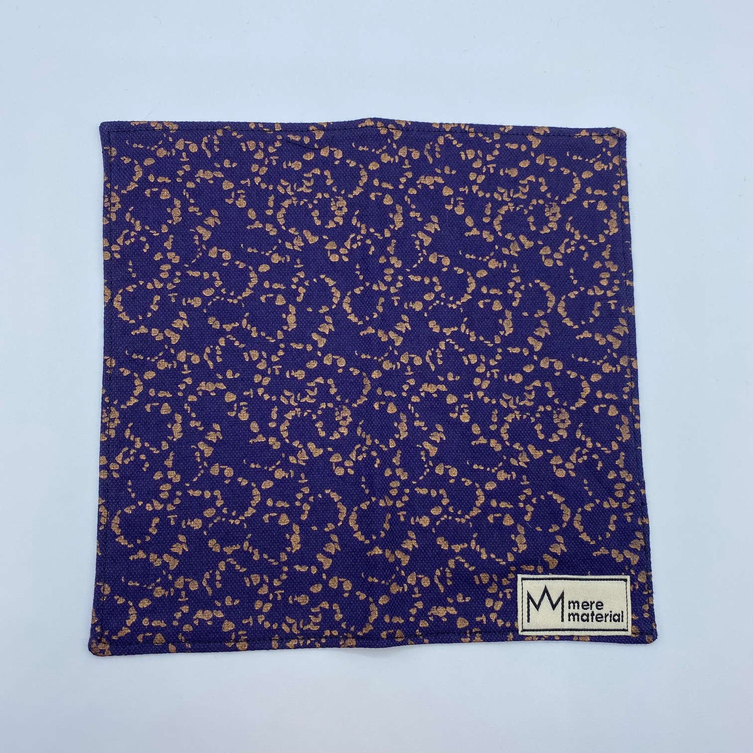 Mere Material Shankerchief - MM003 - Handmade Handkerchief - Golden Royalty - Image 5