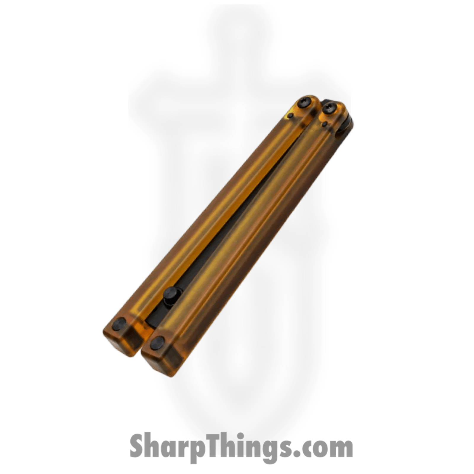 Squid Industries - Squiddy-A Trainer - Balisong - Acetal Brushed - Ultem - Natural - Image 3