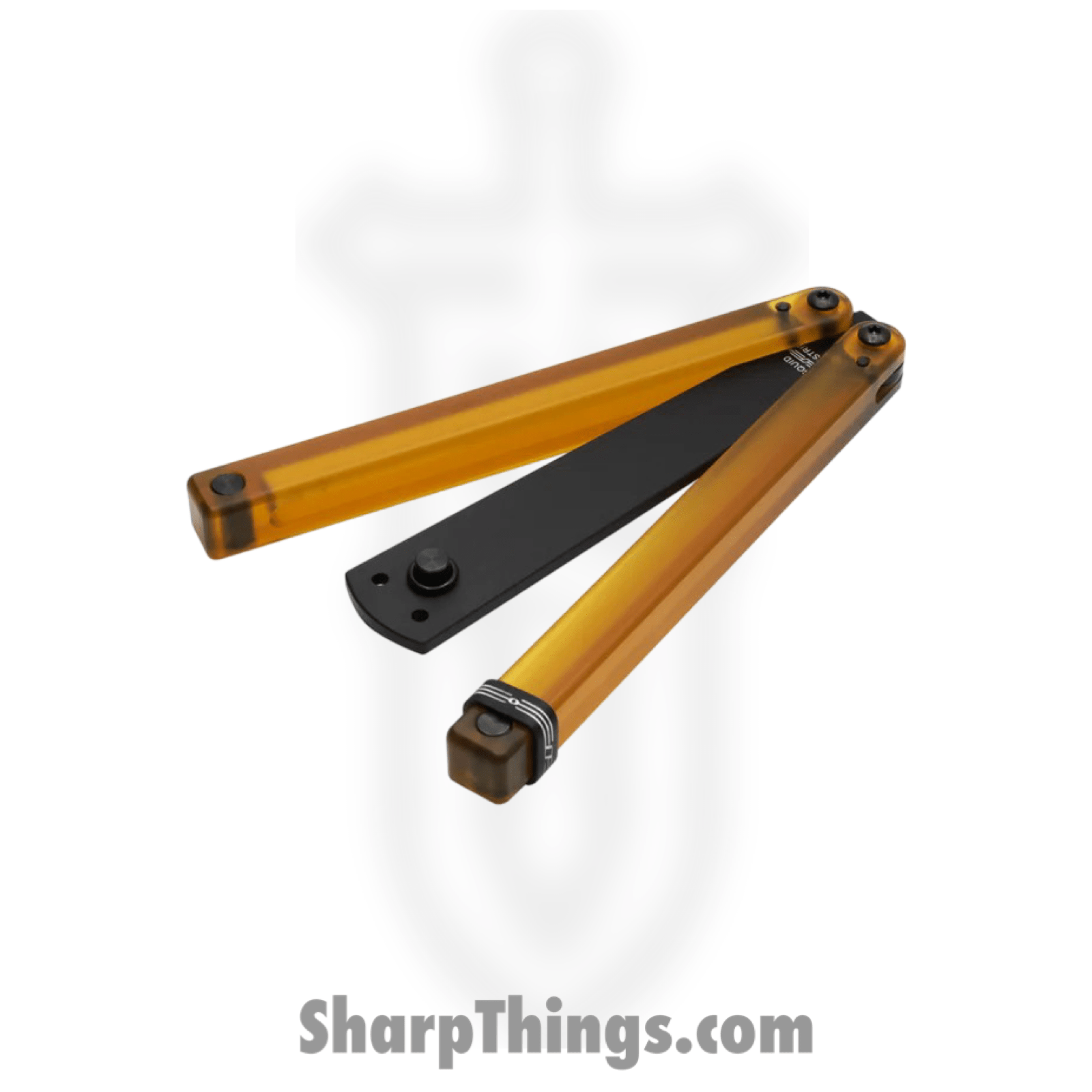 Squid Industries - Squiddy-A Trainer - Balisong - Acetal Brushed - Ultem - Natural - Image 2