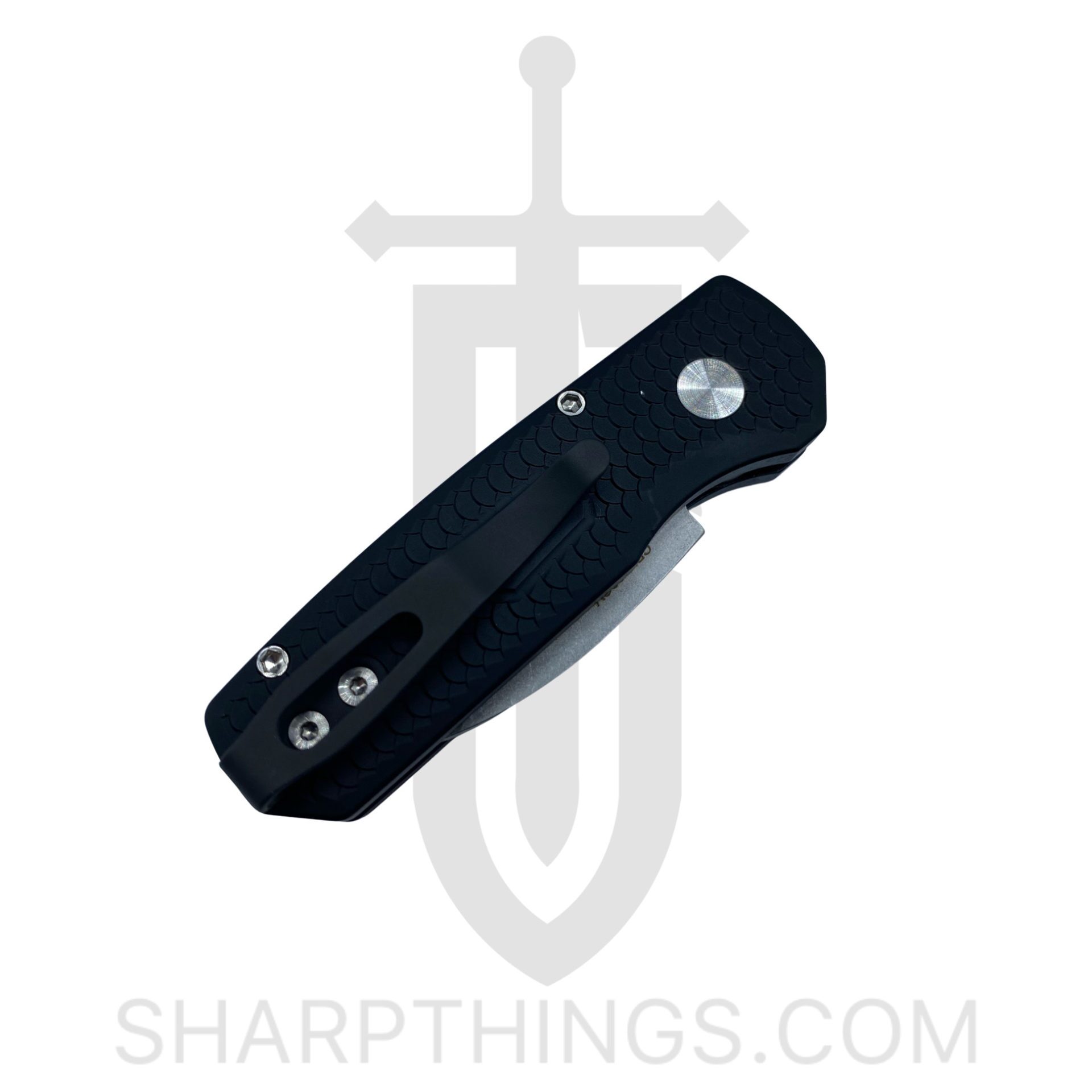 ProTech - R5130 - Runt 5 Limited - Automatic Knife - CPM-20CV Coated Wharncliffe - Aluminum - Black - Image 8