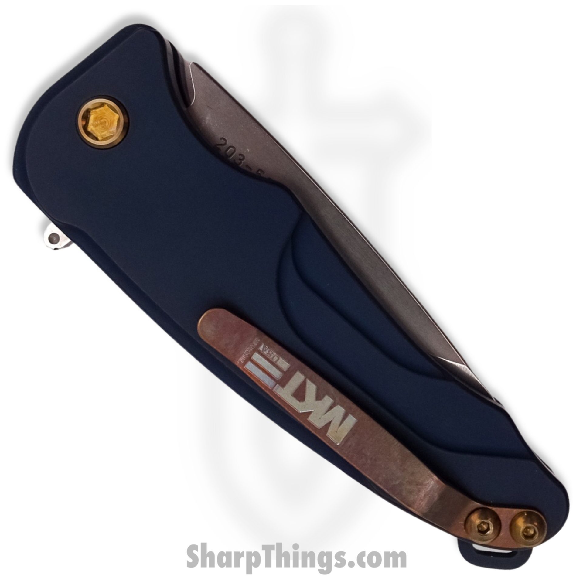 Medford Knife - MK039STQ-44AU-TFCS-Q4 - Smooth Criminal Folder - S35VN - Blue - Image 14