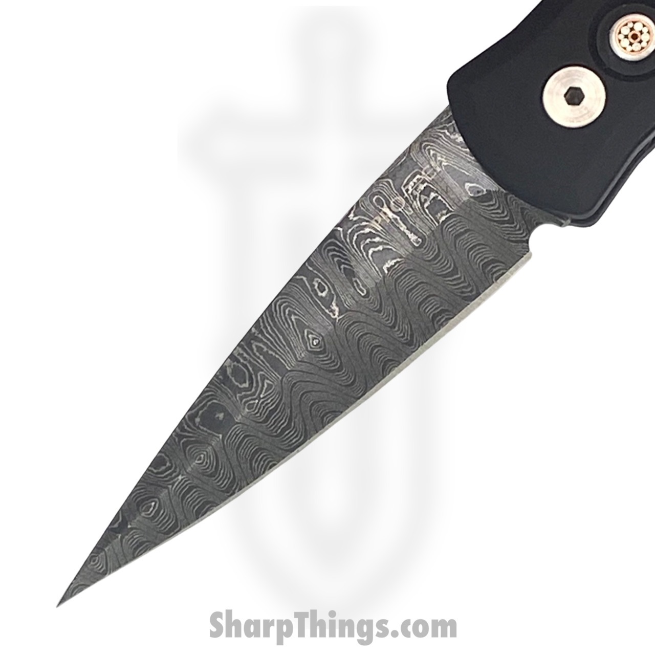 ProTech - 921-DF1 - Godfather "Del Fuego" - Automatic Knife - 154CM Satin Spear Point - Aluminum - Black/Orange - Image 12