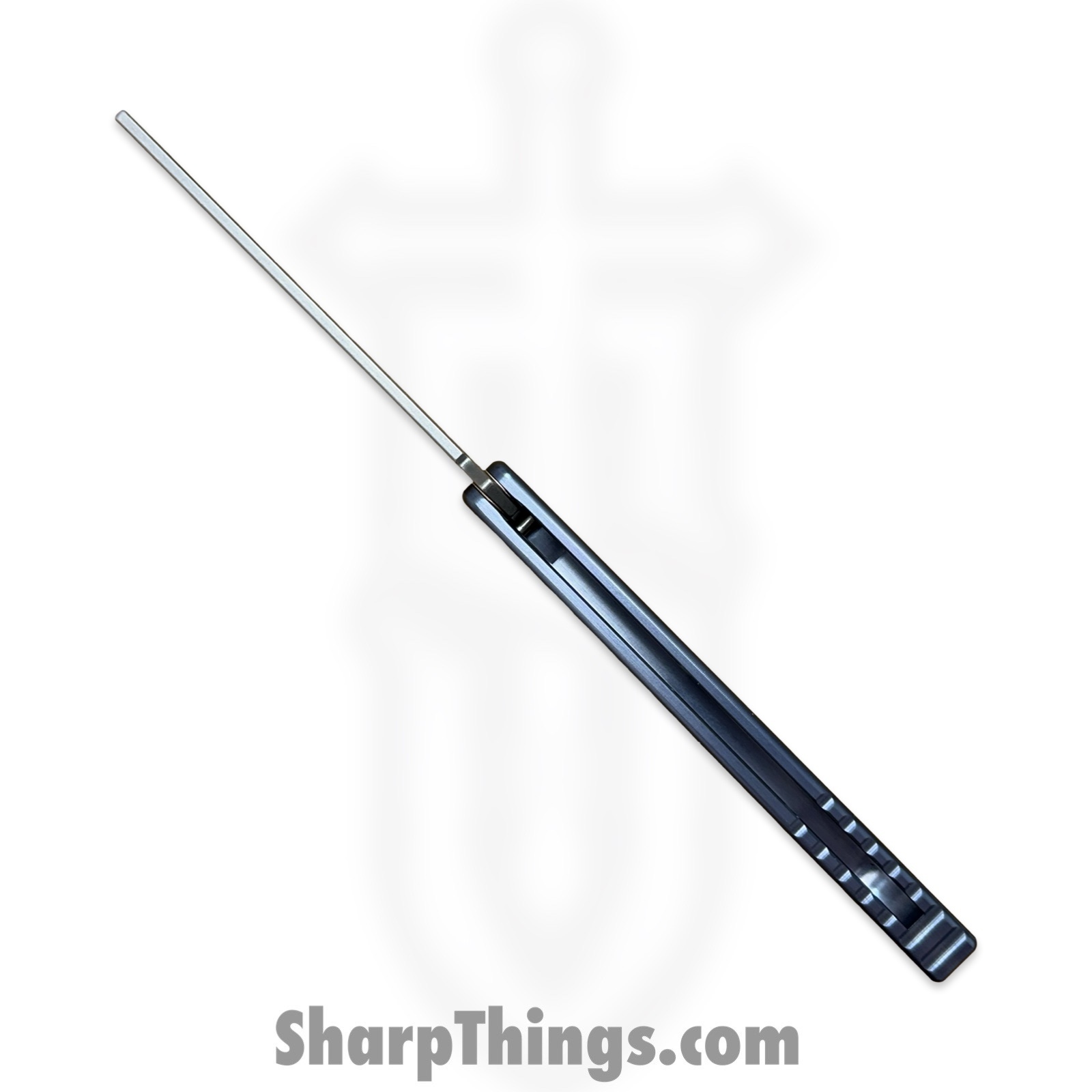 Squid Industries - KRTR-DTGM - Krake Raken V3 Trainer Dual Tone - Balisong - 410 SS Stonewash - 7075 Aluminum Alloy - Gunmetal - Image 8