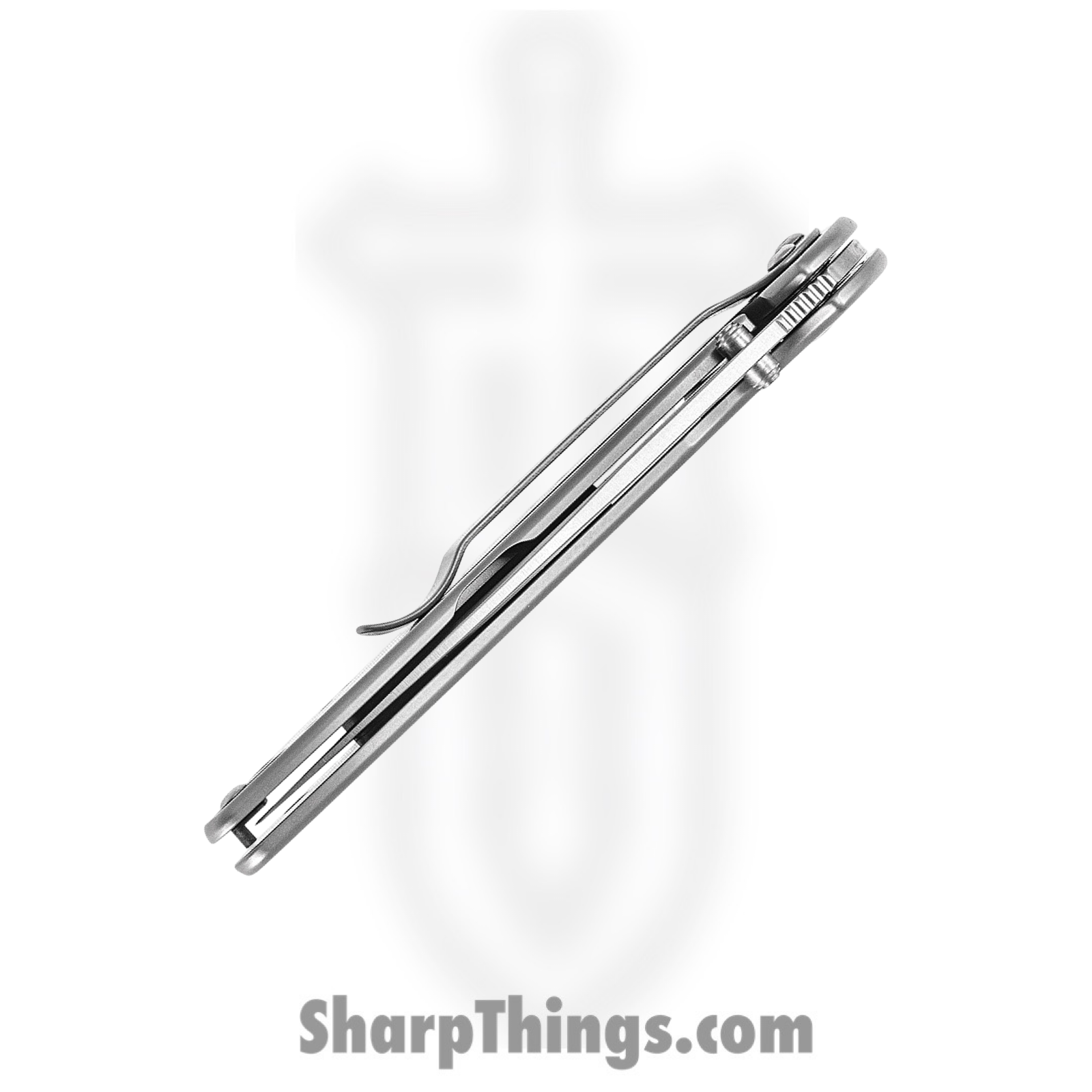 Kershaw - 1660ST - Leek - Assisted Open Knife - 14C28N Blasted Wharncliffe - 410 Stainless - Grey - Image 8