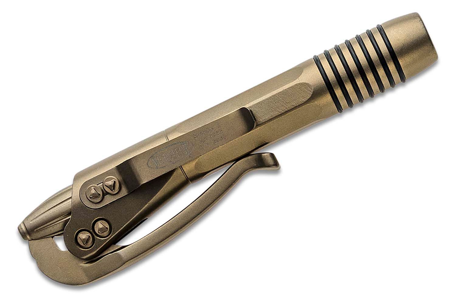 Microtech - 401-SS-BZ - Siphon II Bronzed Stainless Steel Pen - Image 20