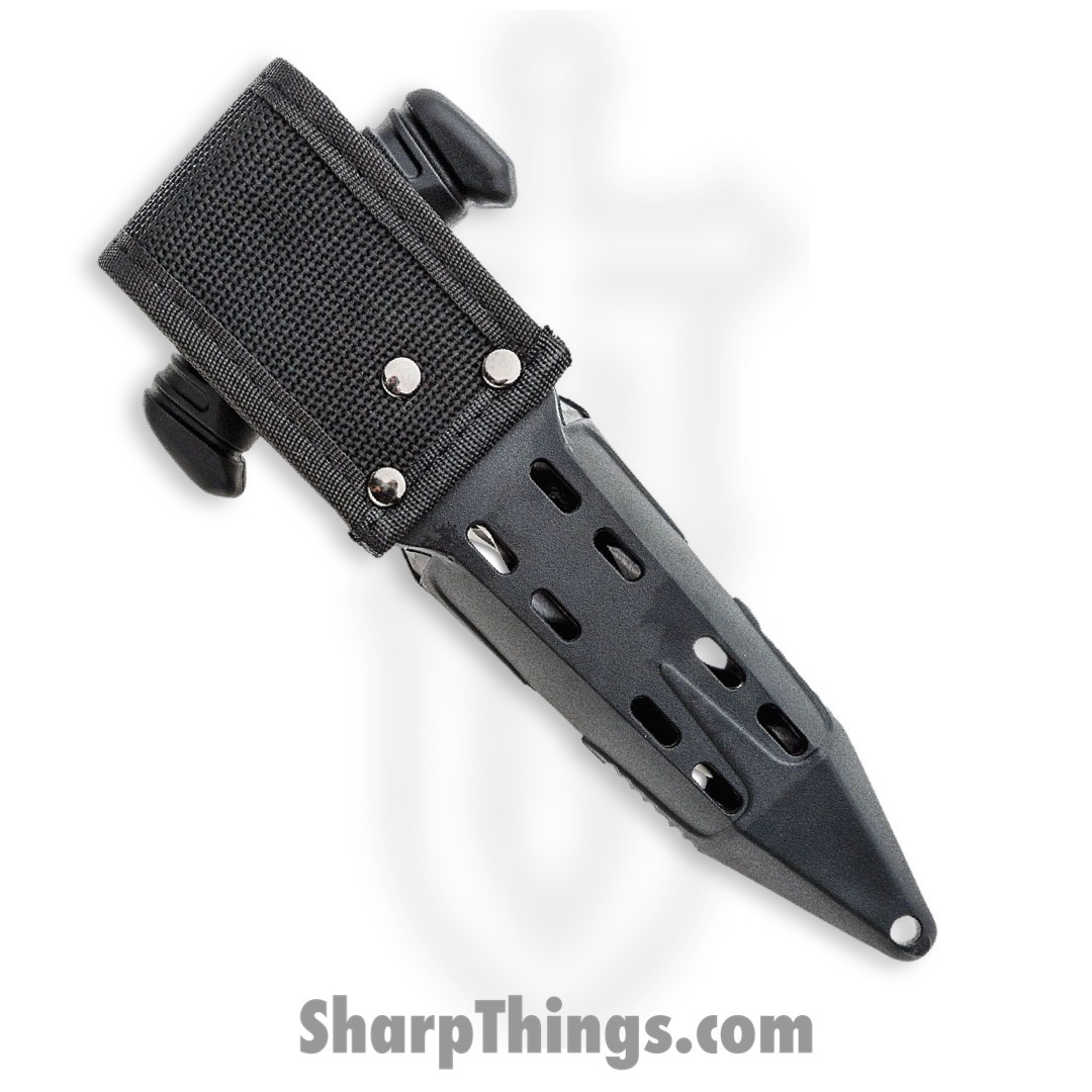 United Cutlery - UC3427 - M48 Cyclone Push Dagger - Fixed Blade Knife - 2Cr13 Black Satin Dagger - Thermoplastic Rubber - Black - Image 8
