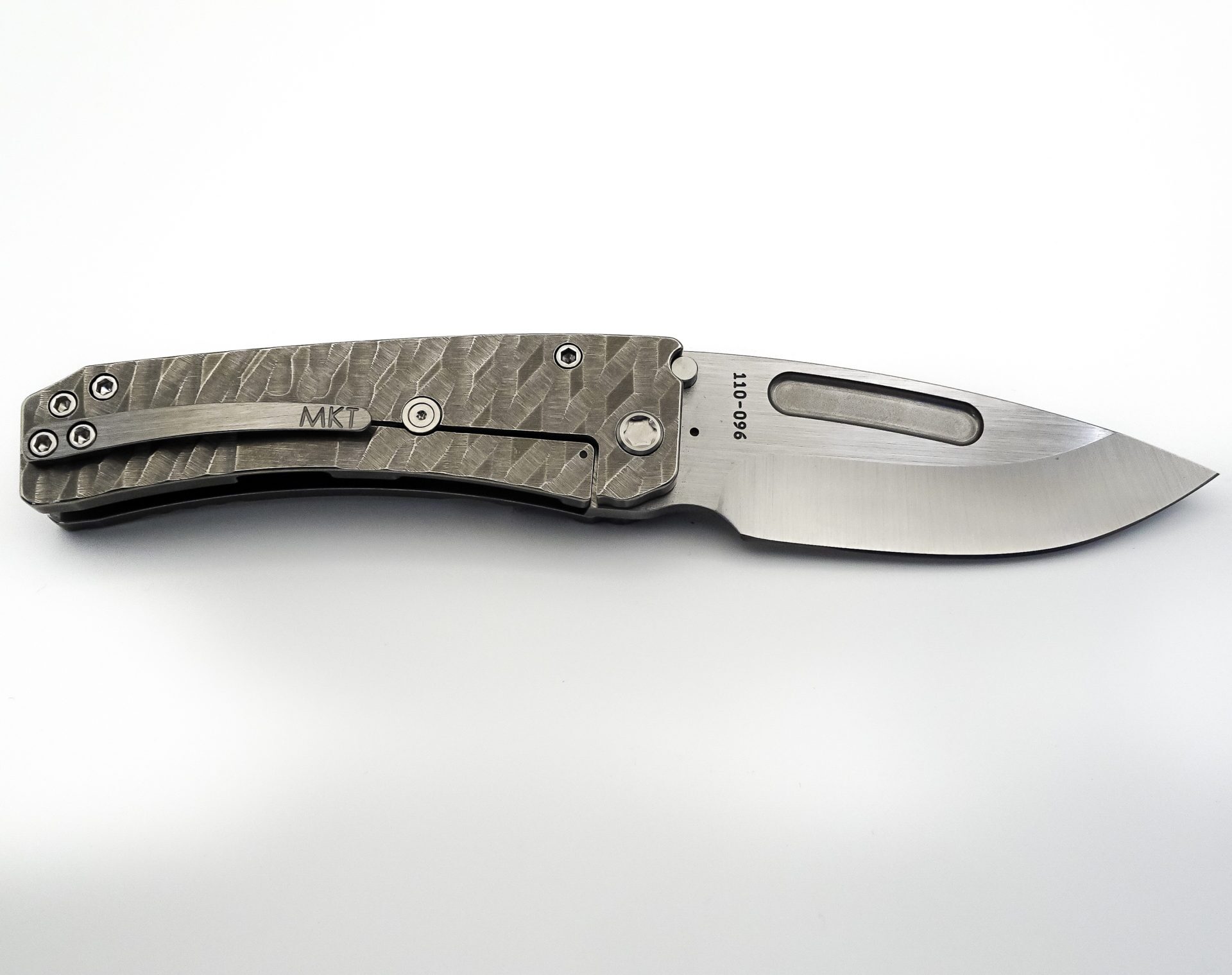 Medford Knife - MK033SSTD-01TM-TSCB-Q4 - Midi Marauder Drop Point - S35VN Titanium - Diamond Plate - Image 7