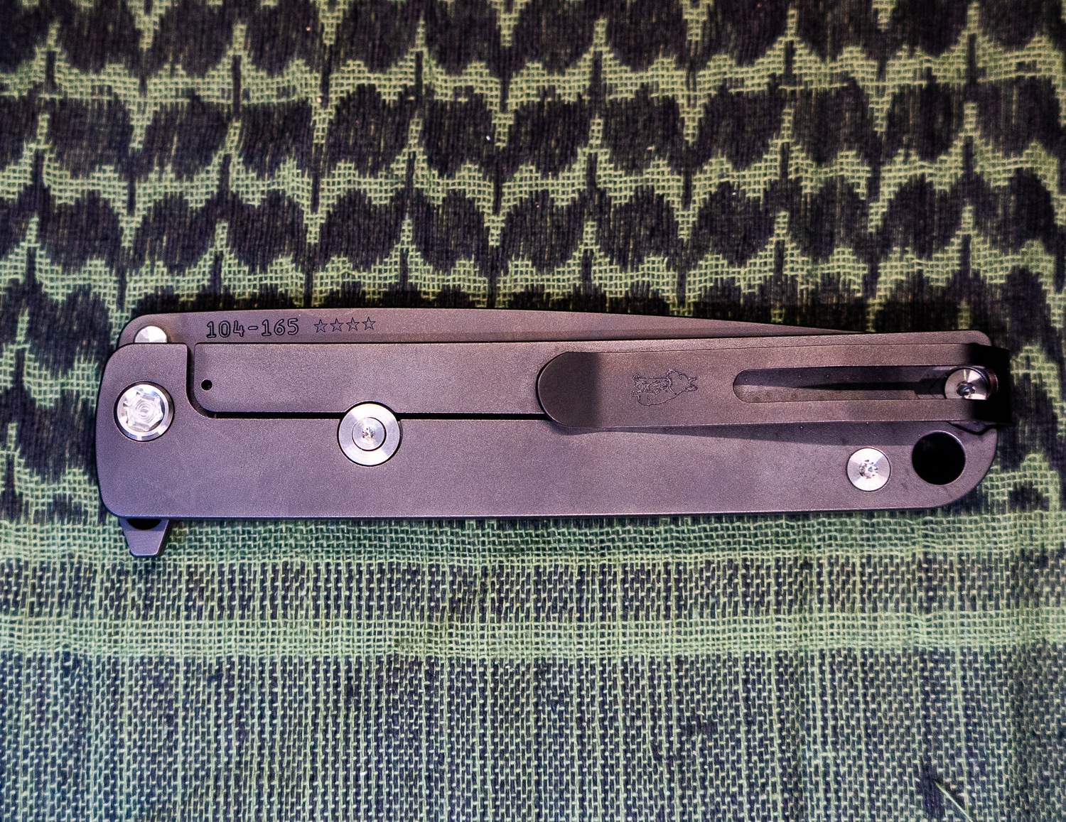 Medford Knife - MK212SPQ-42PV-TPCP-Q4 - M-48 - Hybrid Flipper Knife - PVD S35VN - Black - Image 6