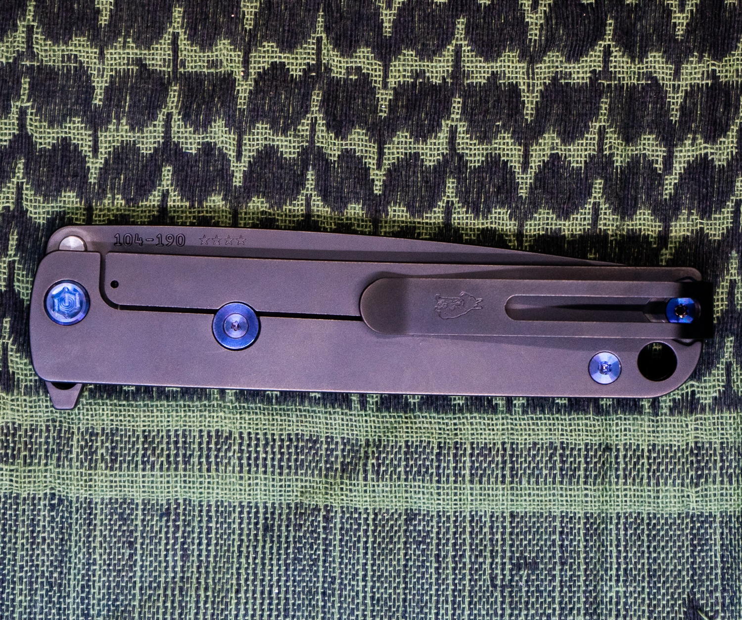 Medford Knife - MK212SPQ-43PV-T2CP-Q4 - M-48 - Hybrid Flipper Knife - PVD S35VN - Dark Grey - Image 6