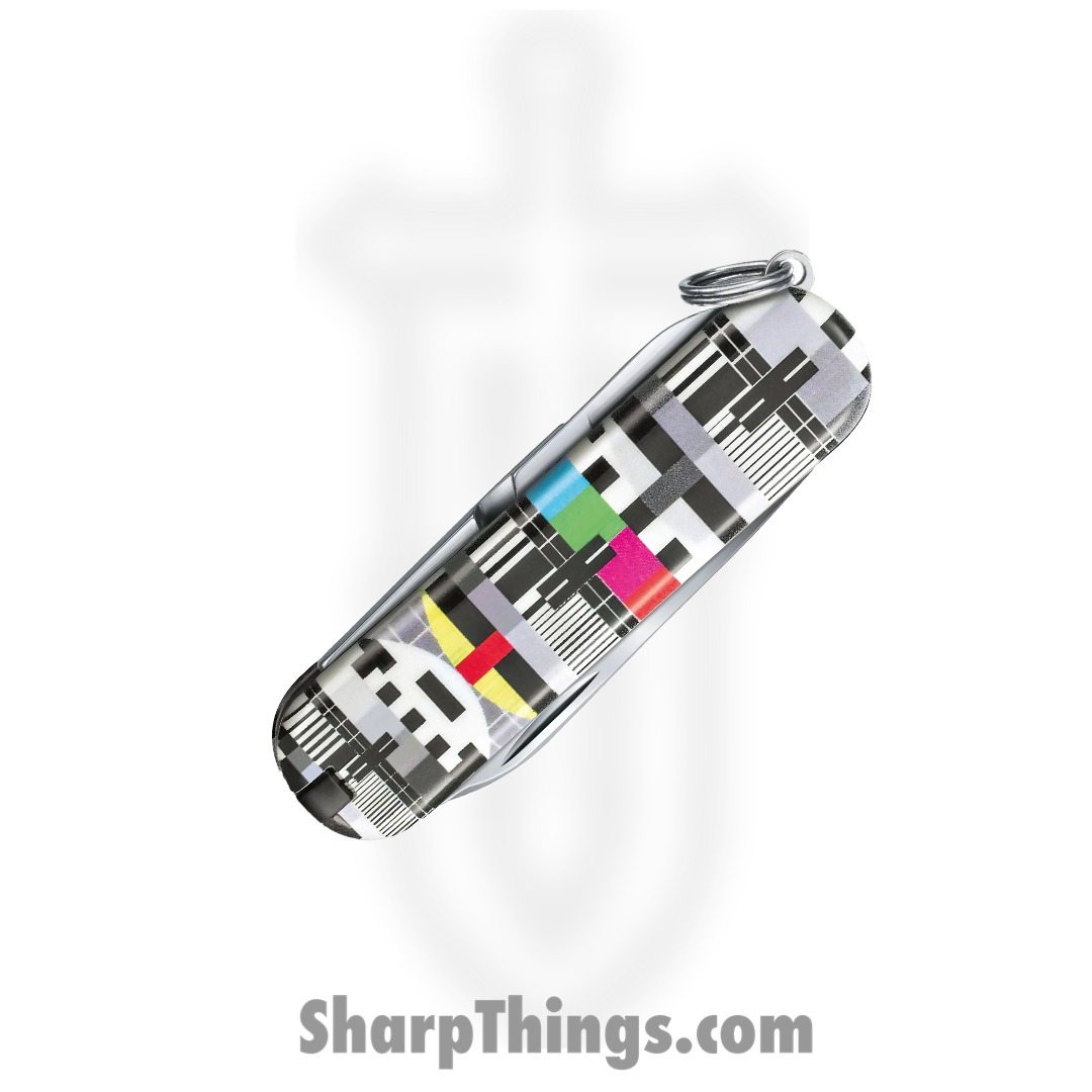 Victorinox - VN06223L2104 - Classic SD LE 2021 - Folding Knife - Stainless Polished Multi Tool - ABS/Celidor - Retro TV - Image 6
